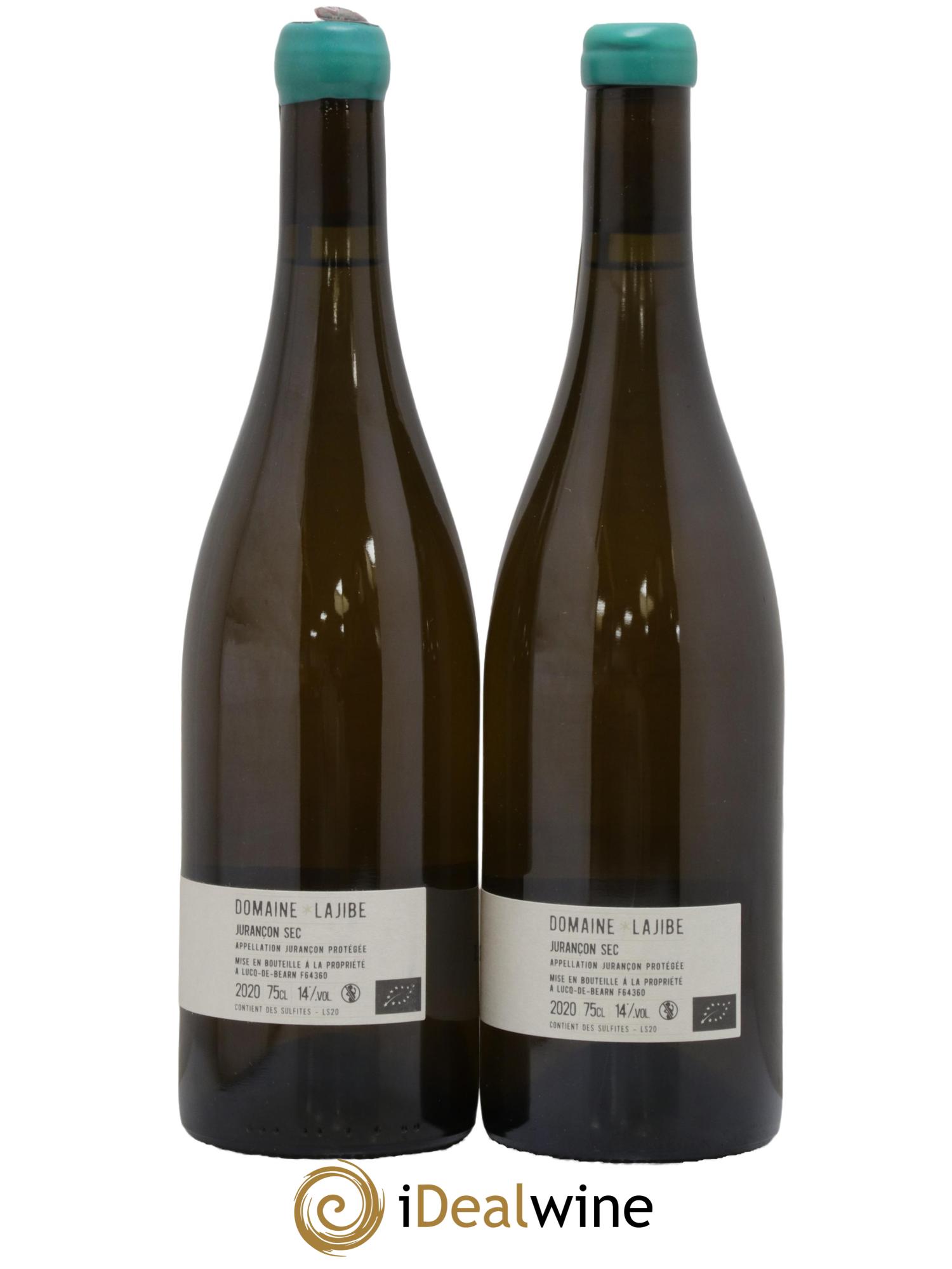 Jurançon sec Serres-Seques Domaine Lajibe - Jean-Baptiste Semmartin 2020 - Lot de 2 bouteilles - 1