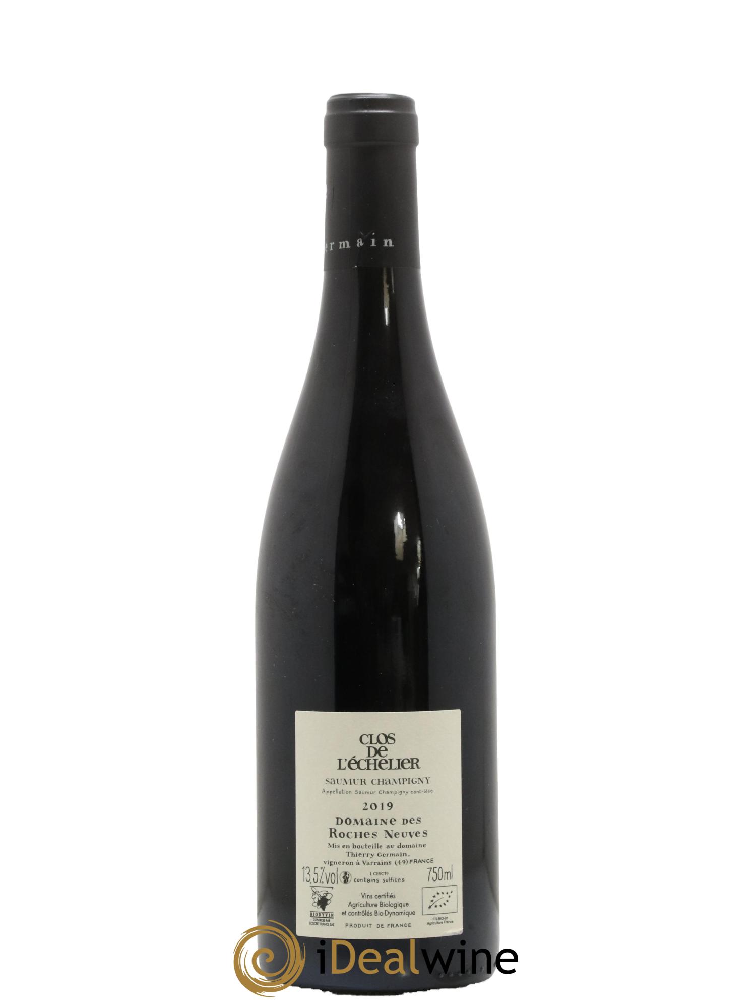 Saumur-Champigny Clos de l'Echelier Domaine des Roches Neuves - Thierry Germain 2019 - Lot de 1 bouteille - 1
