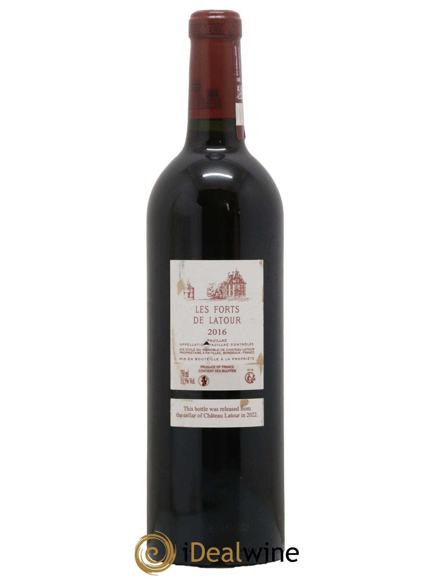 Les Forts de Latour Second Vin 2016 - Lot de 1 bouteille - 1
