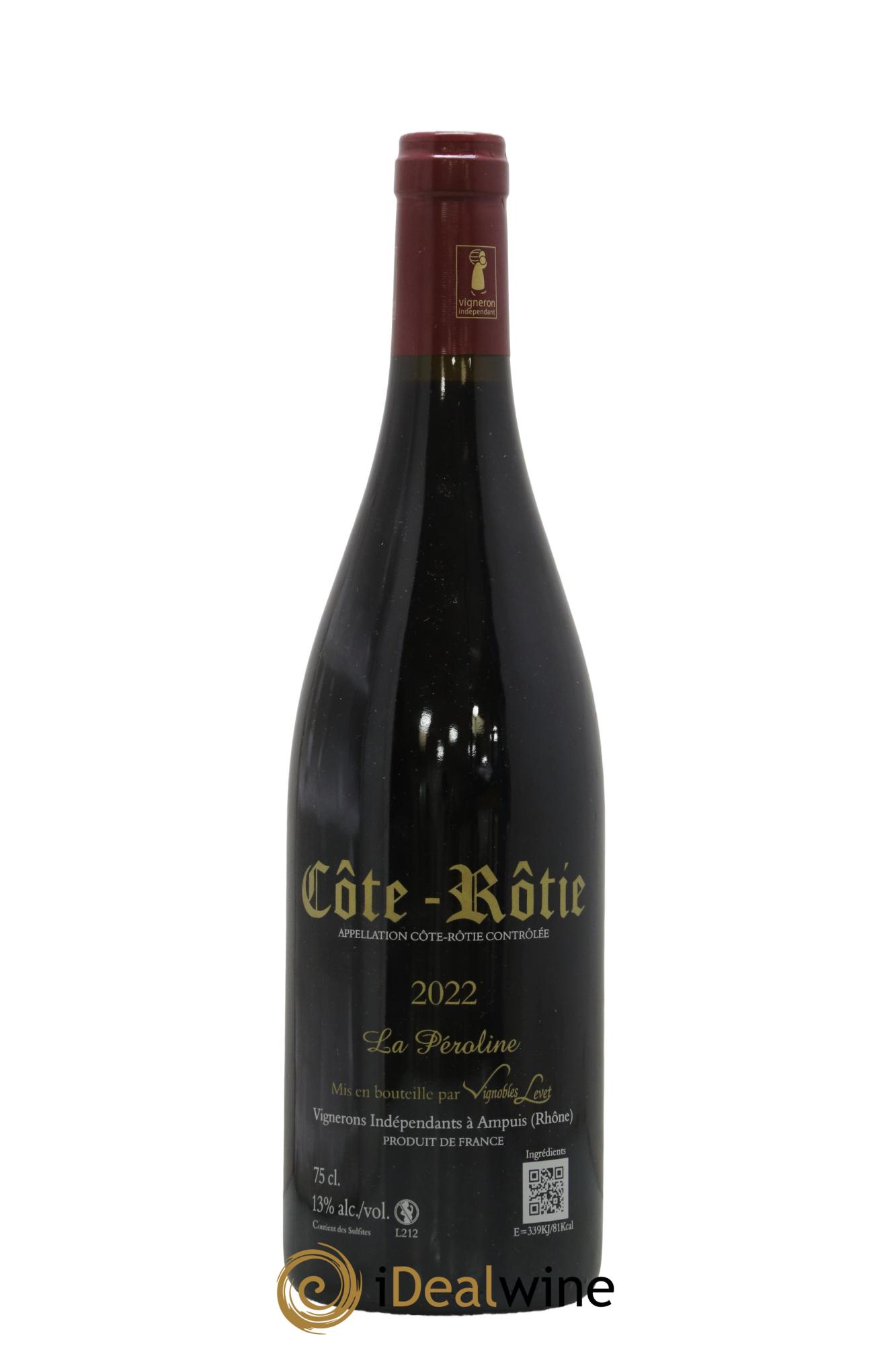 Côte-Rôtie La Péroline Vignobles Levet 2022 - Lot de 1 bouteille - 1