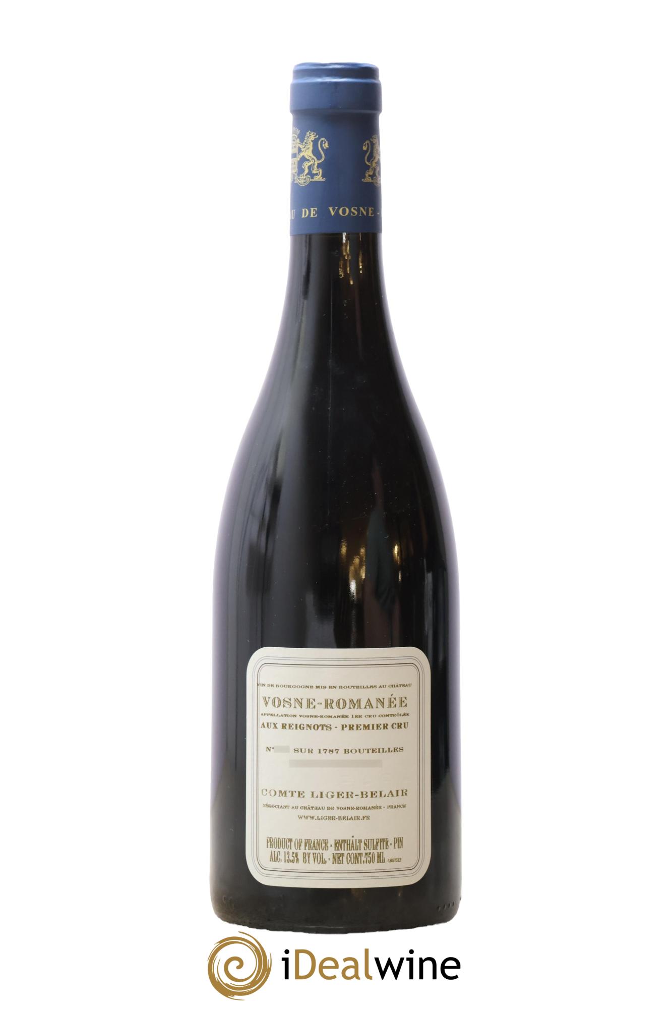 Vosne-Romanée 1er Cru Aux Reignots Ch. de Vosne-Romanée Comte Liger-Belair (Domaine du) 2013 - Lot de 1 bouteille - 1