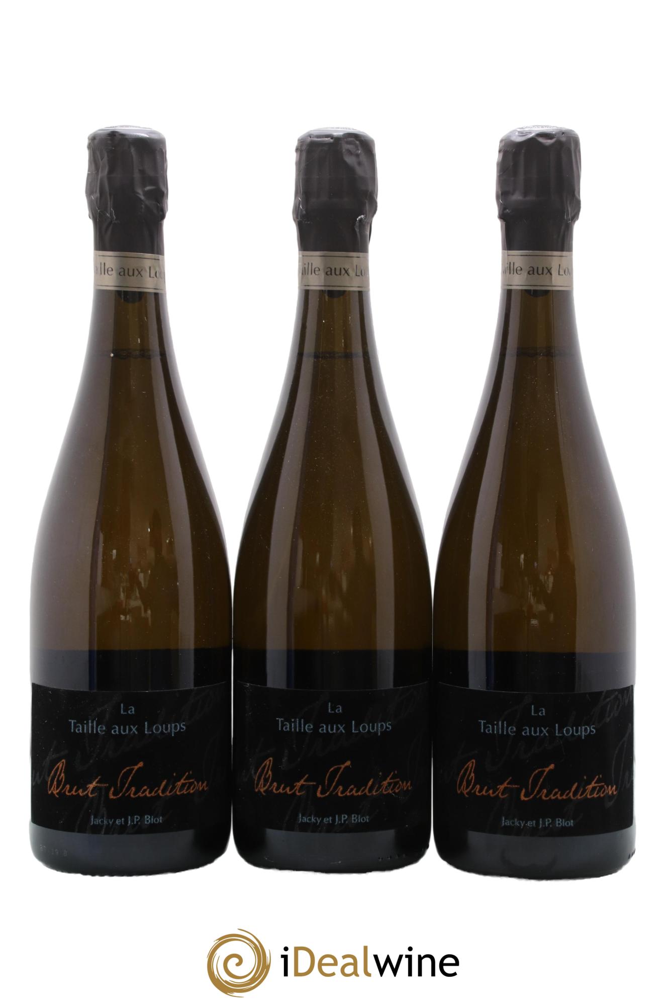 Montlouis-sur-Loire Brut Tradition La Taille aux Loups - Jacky Blot - Lot de 3 bouteilles - 0