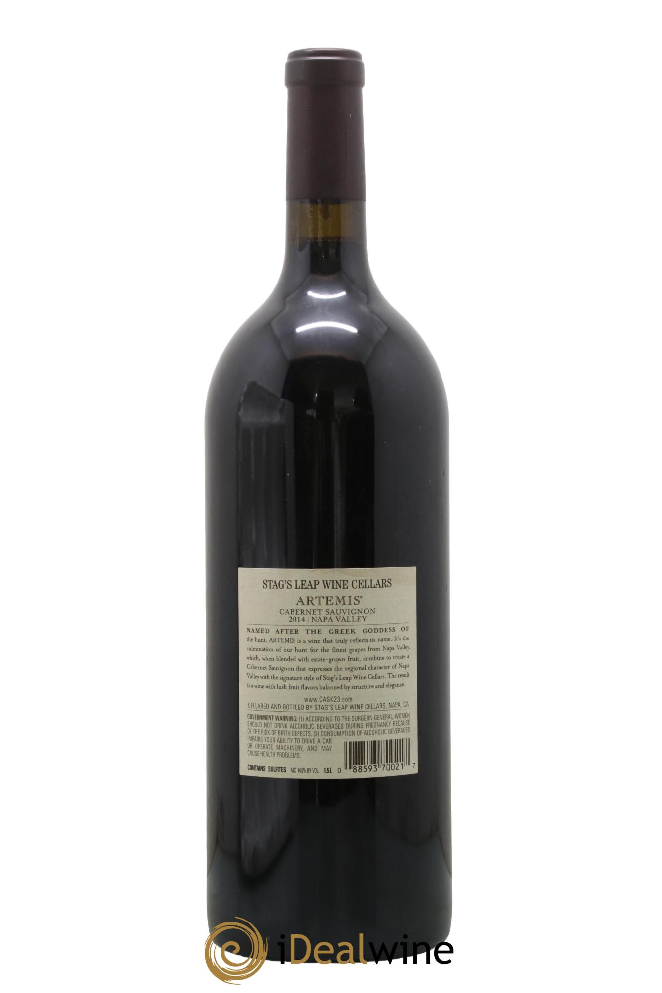 Napa Valley Stags Leap Wine Cellars Artemis 2014 - Lotto di 1 magnum - 1