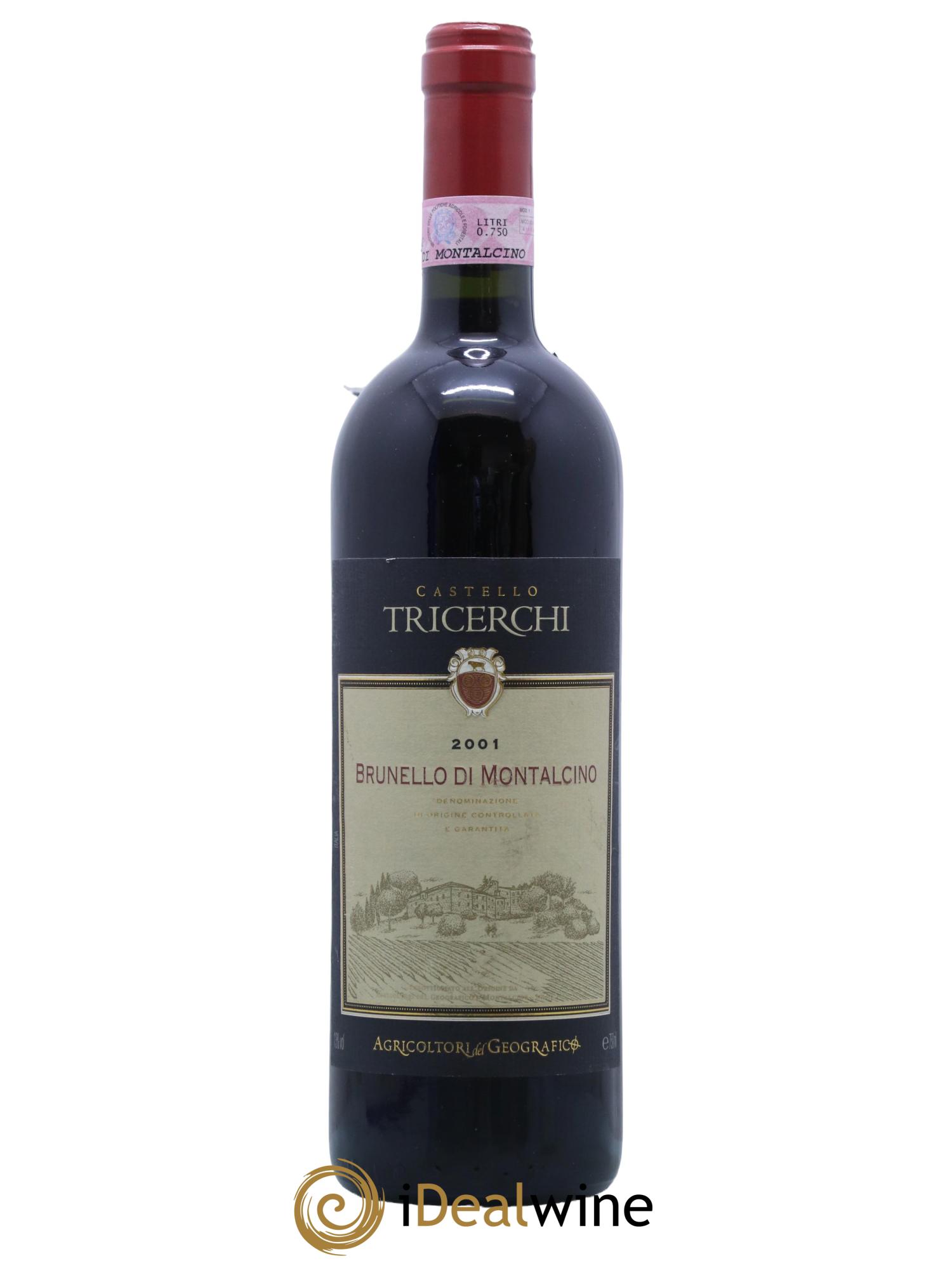 Brunello di Montalcino Castello Tricerchi 2001 - Lot de 1 bouteille - 0