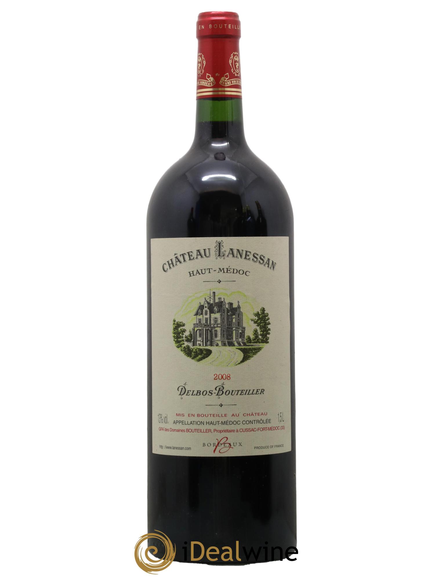 Château Lanessan Cru Bourgeois 2008 - Lot de 1 magnum - 0