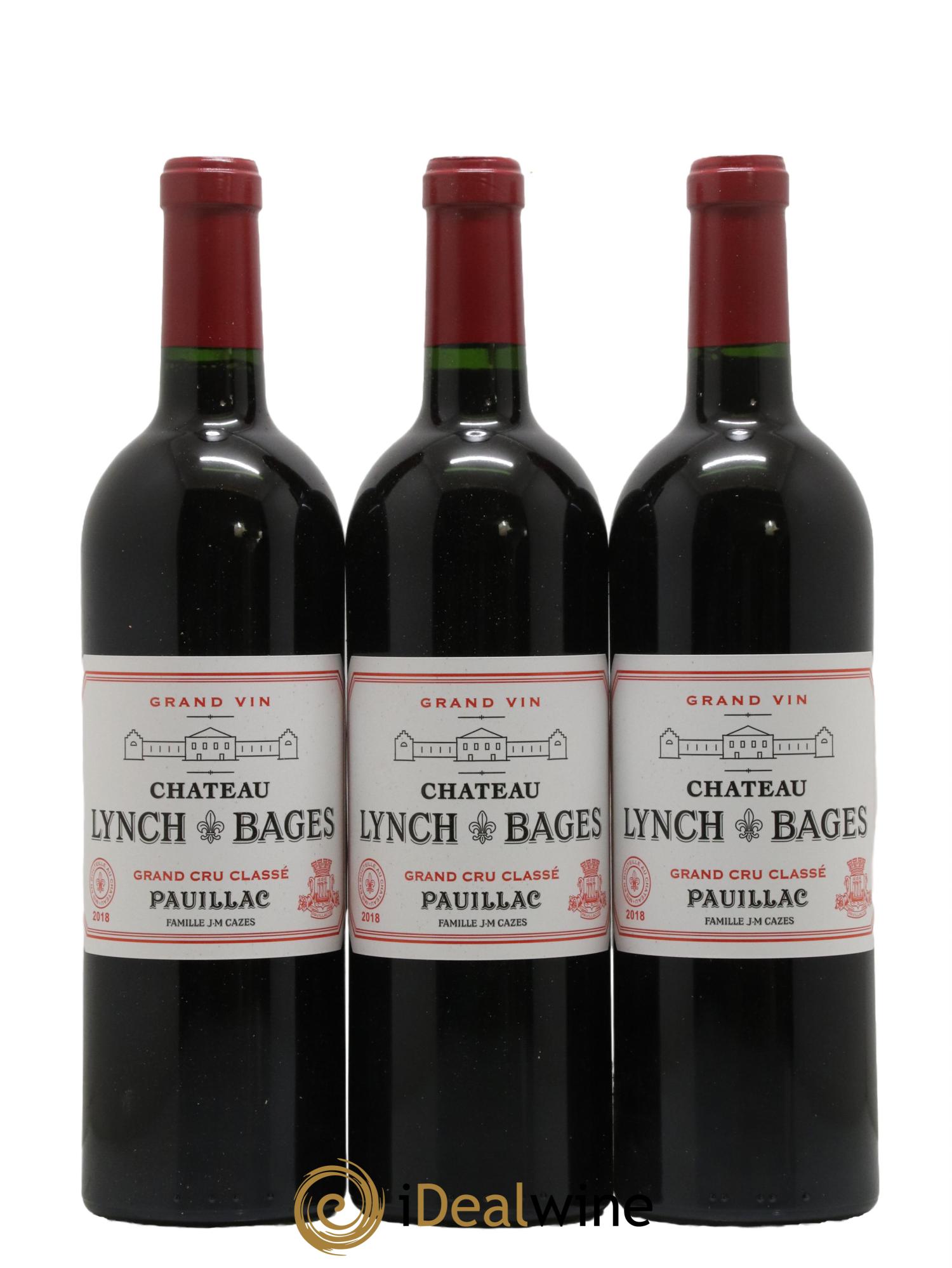 Château Lynch Bages 5ème Grand Cru Classé 2018 - Lot de 6 bouteilles - 1