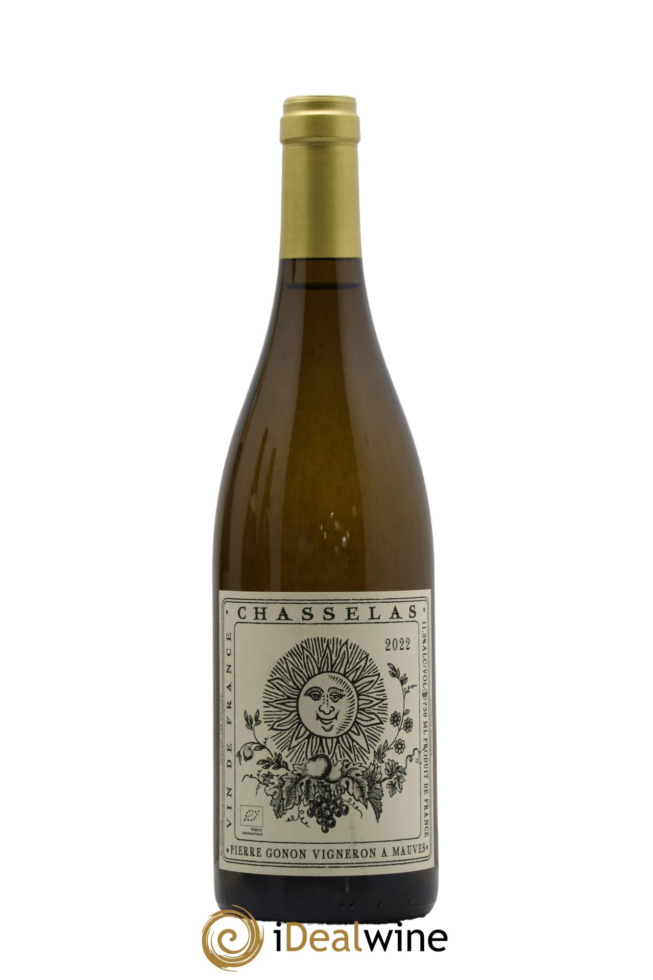 Vin de France Chasselas Gonon (Domaine) 2022 - Posten von 1 Flasche - 0