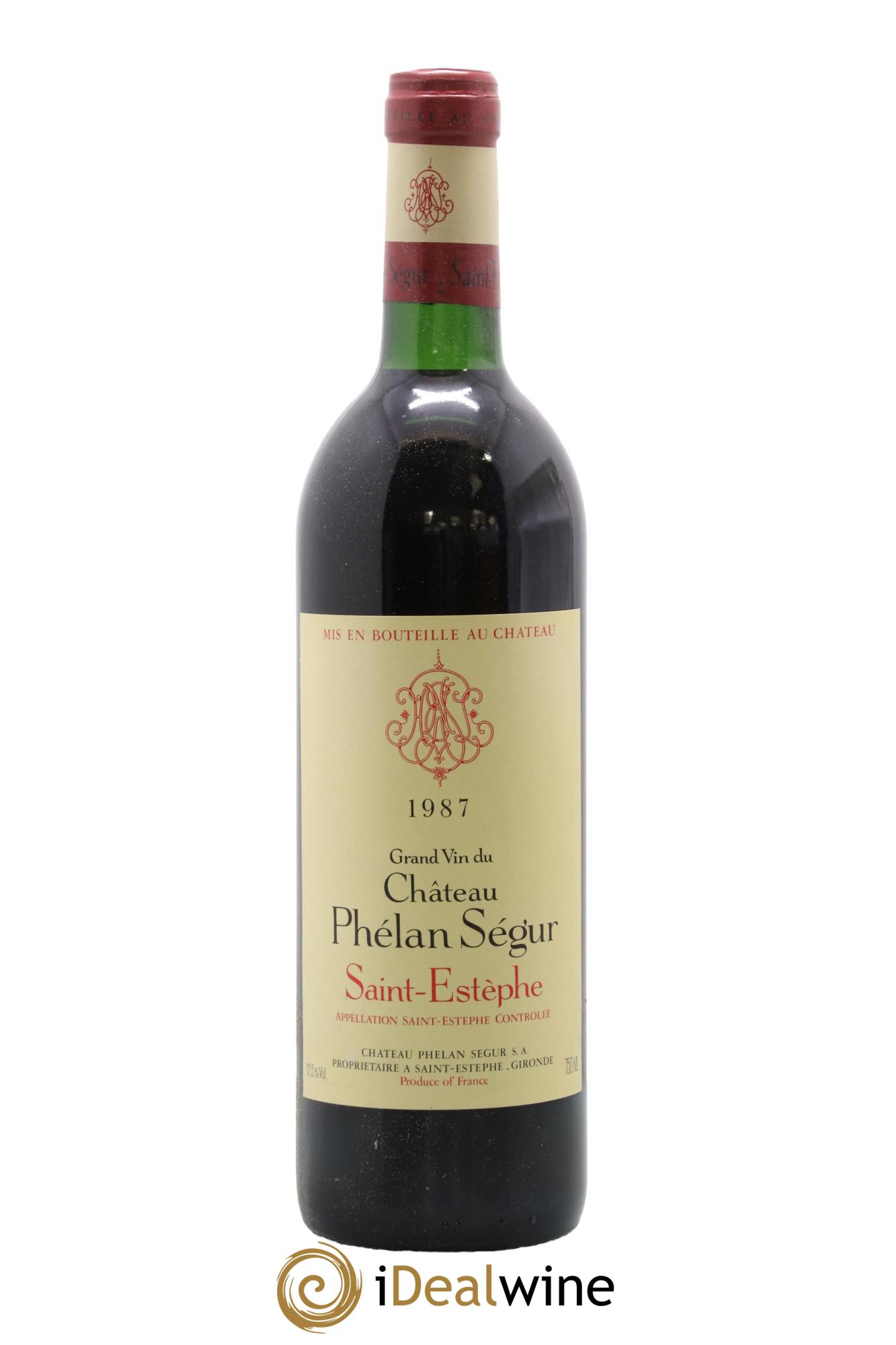 Château Phélan Ségur 1987 - Lot de 1 bouteille - 0