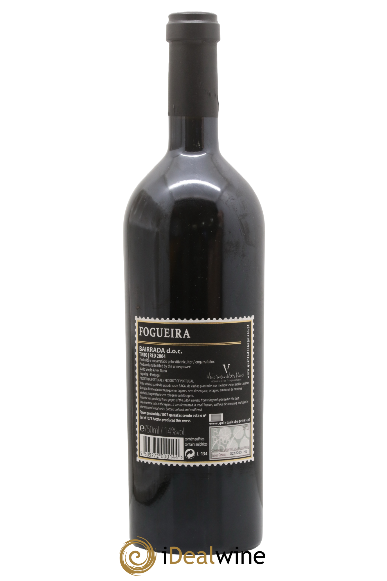 Portugal Cuvée Fogueira de la Quinta Das Bágeiras 2004 - Lot of 1 bottle - 1