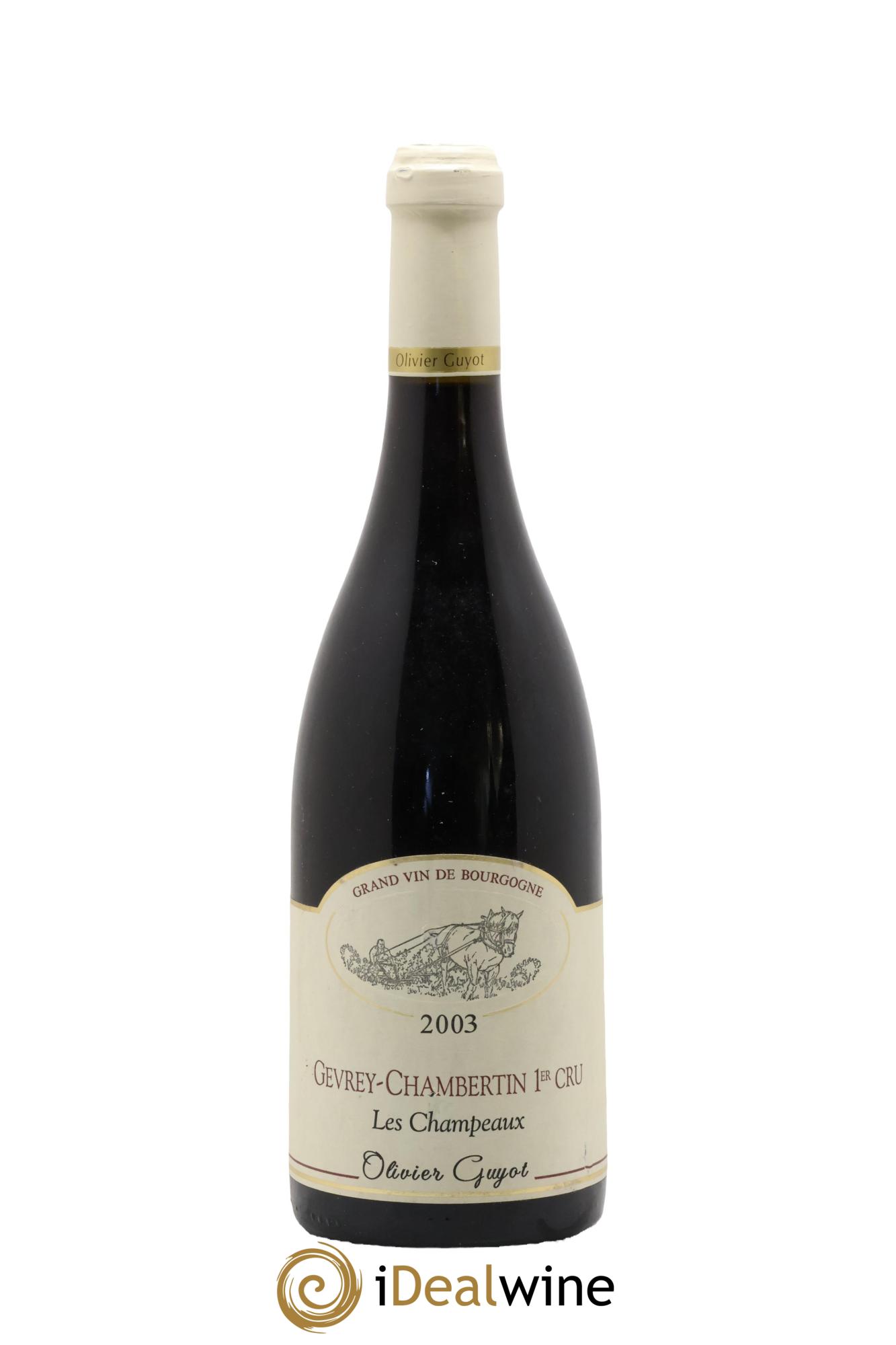 Gevrey-Chambertin 1er Cru Les Champeaux Olivier Guyot (Domaine de) 2003 - Lotto di 1 bottiglia - 0
