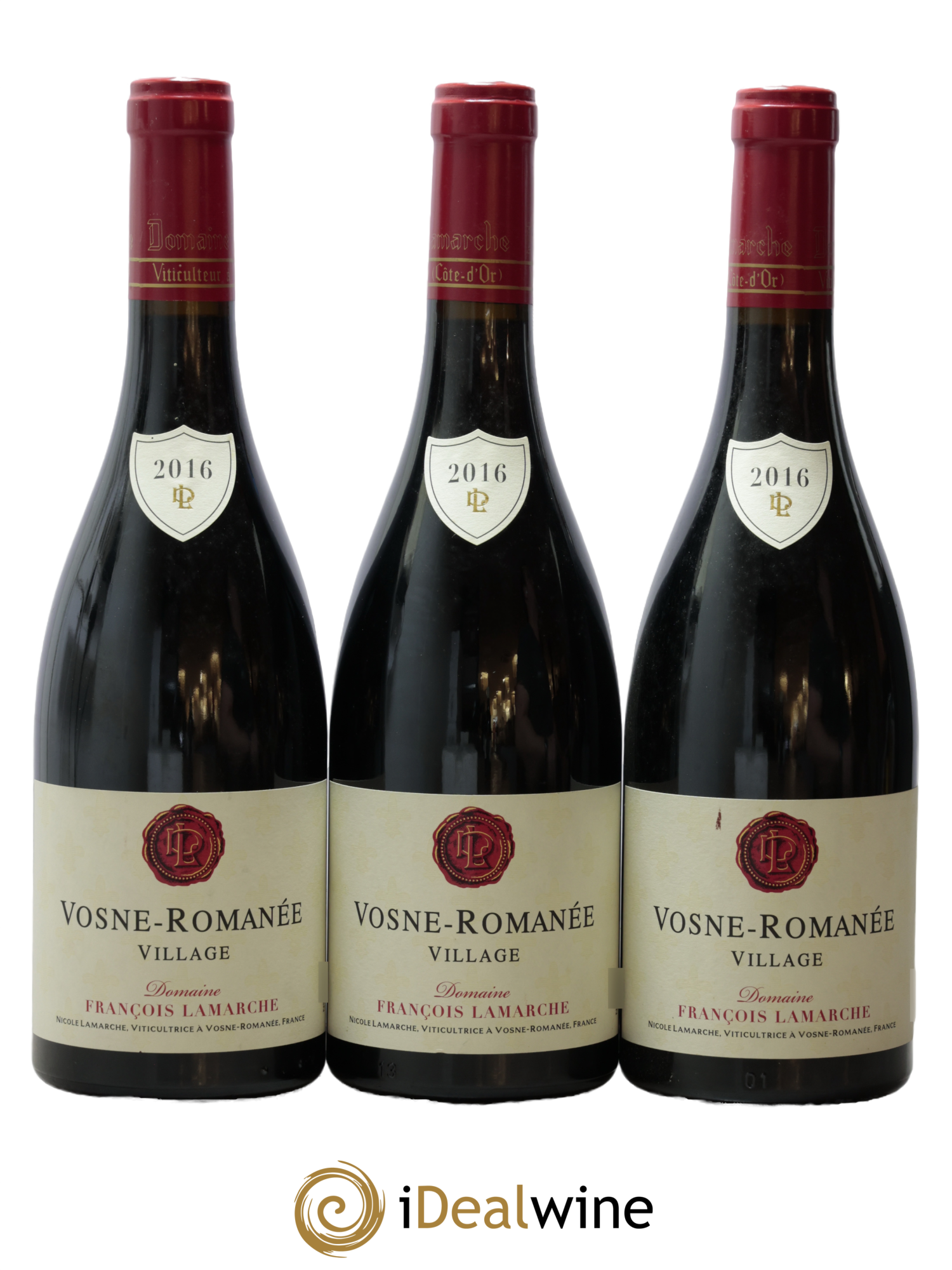 Vosne-Romanée Lamarche (Domaine) 2016 - Lot de 3 bouteilles - 0