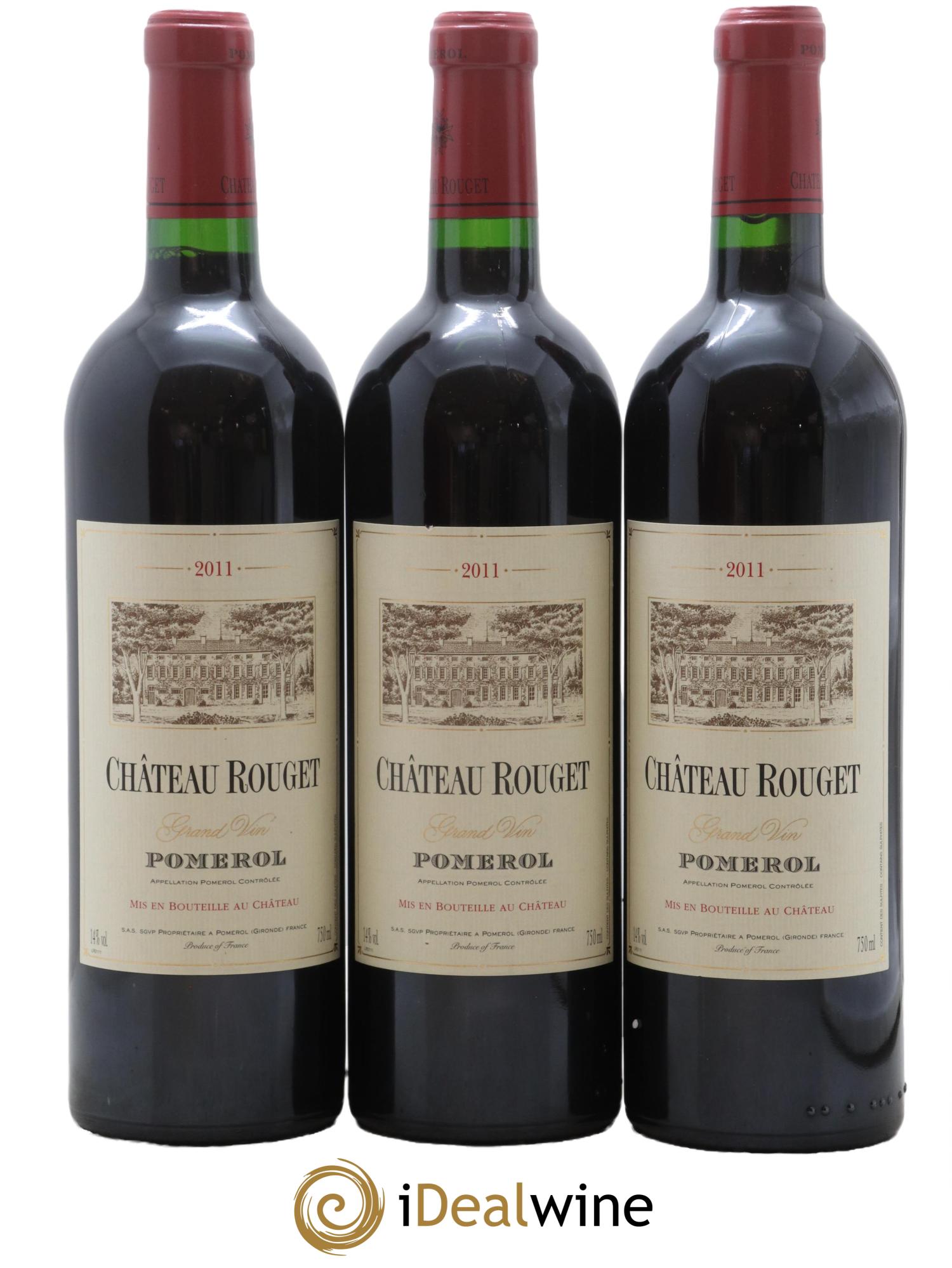Château Rouget 2011 - Lot de 3 bouteilles - 0