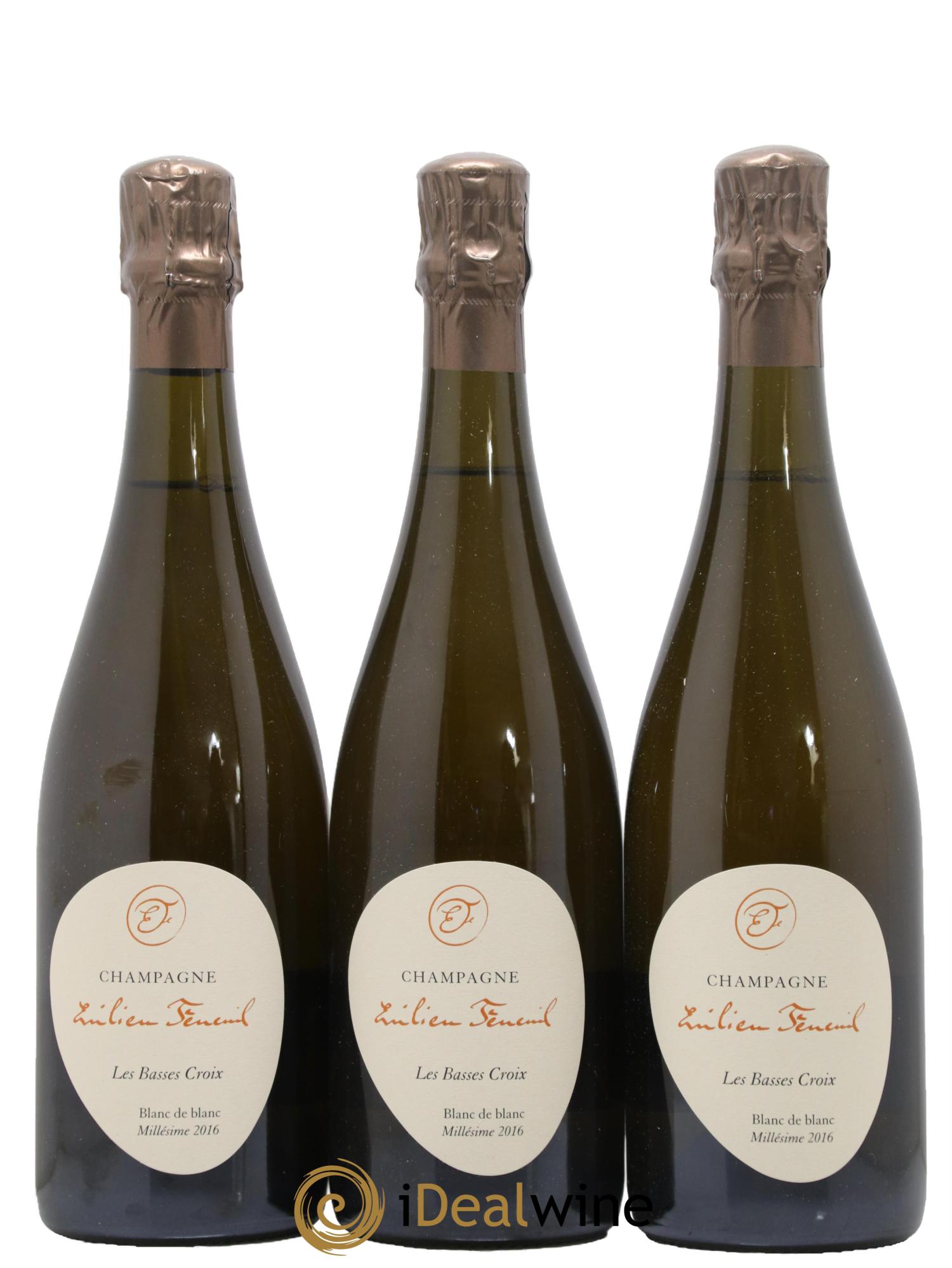 Champagne Les Basses Croix Emilien Feneuil 2016 - Lot de 3 bouteilles - 0