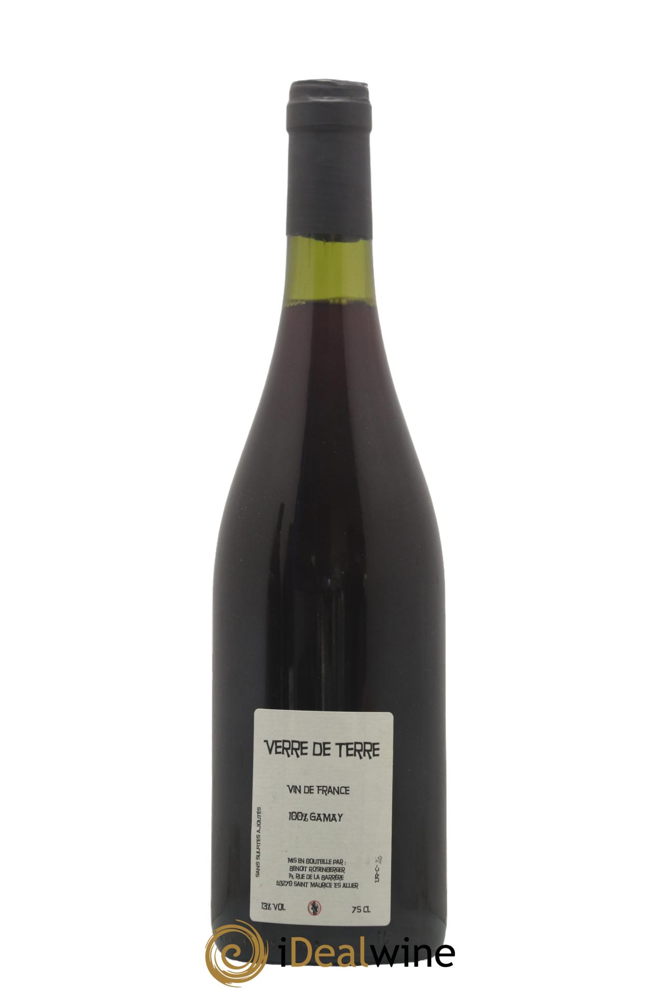 Vin de France Verre de Terre Loup des Vignes Benoit Rosenberger 2020 - Lot de 1 bouteille - 1
