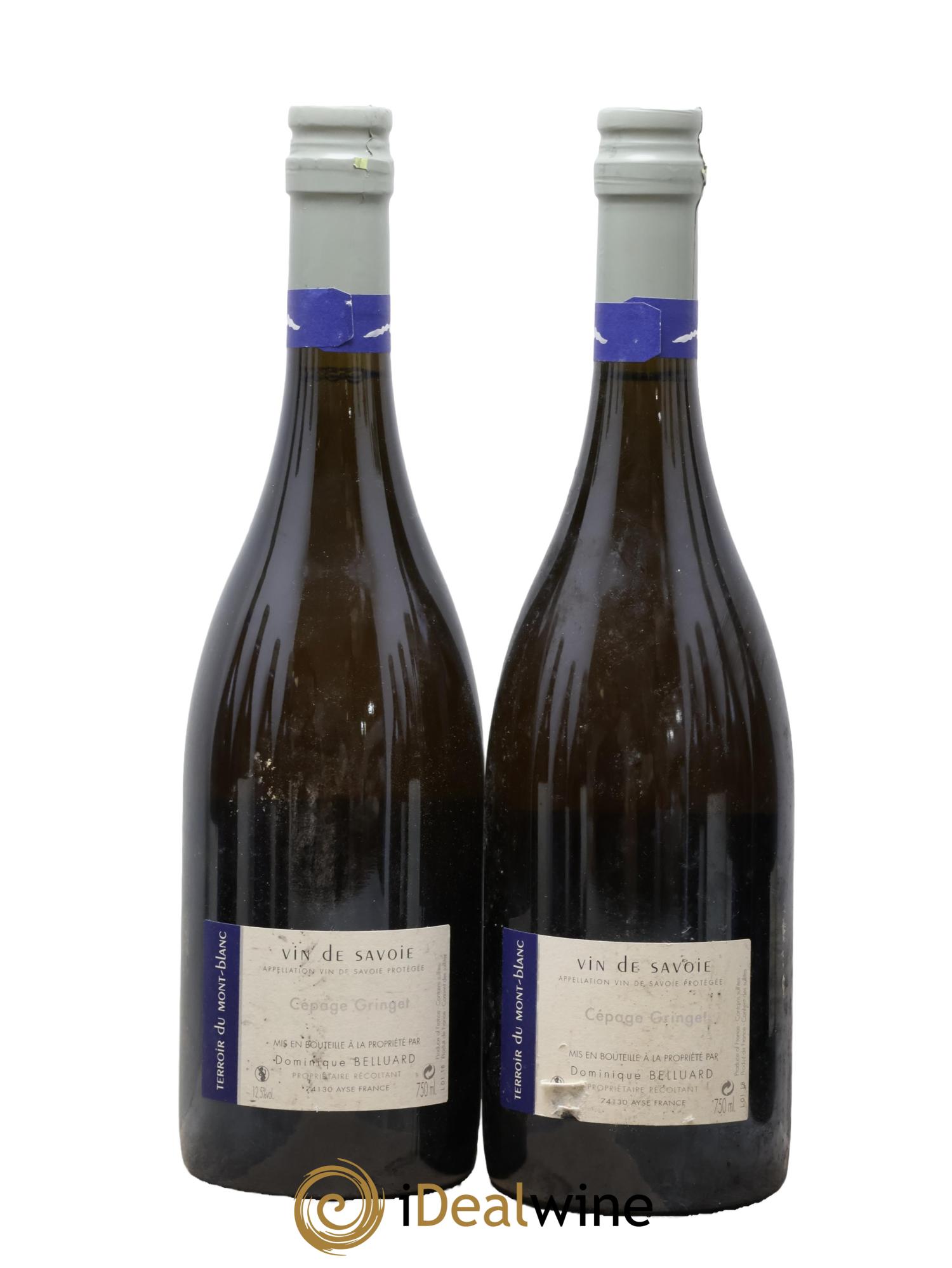 Vin de Savoie Les Alpes Domaine Belluard  2018 - Lot of 2 bottles - 1