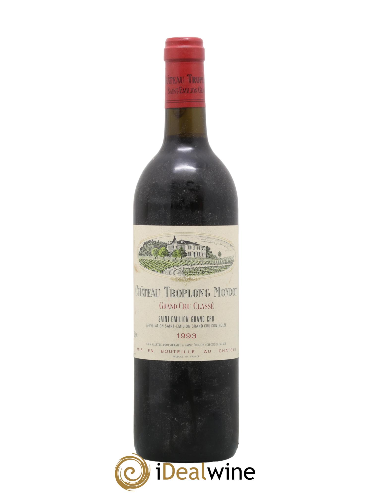 Château Troplong Mondot 1er Grand Cru Classé B 1993 - Posten von 1 Flasche - 0