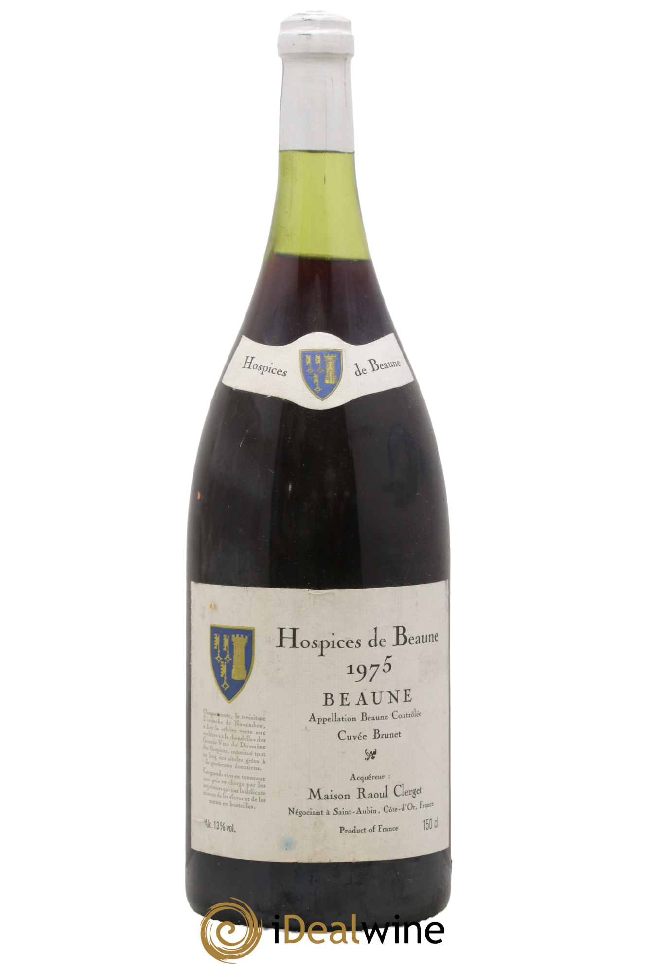 Beaune 1er Cru Cuvée Brunet Hospices de Beaune 1975 - Lot de 1 magnum - 0