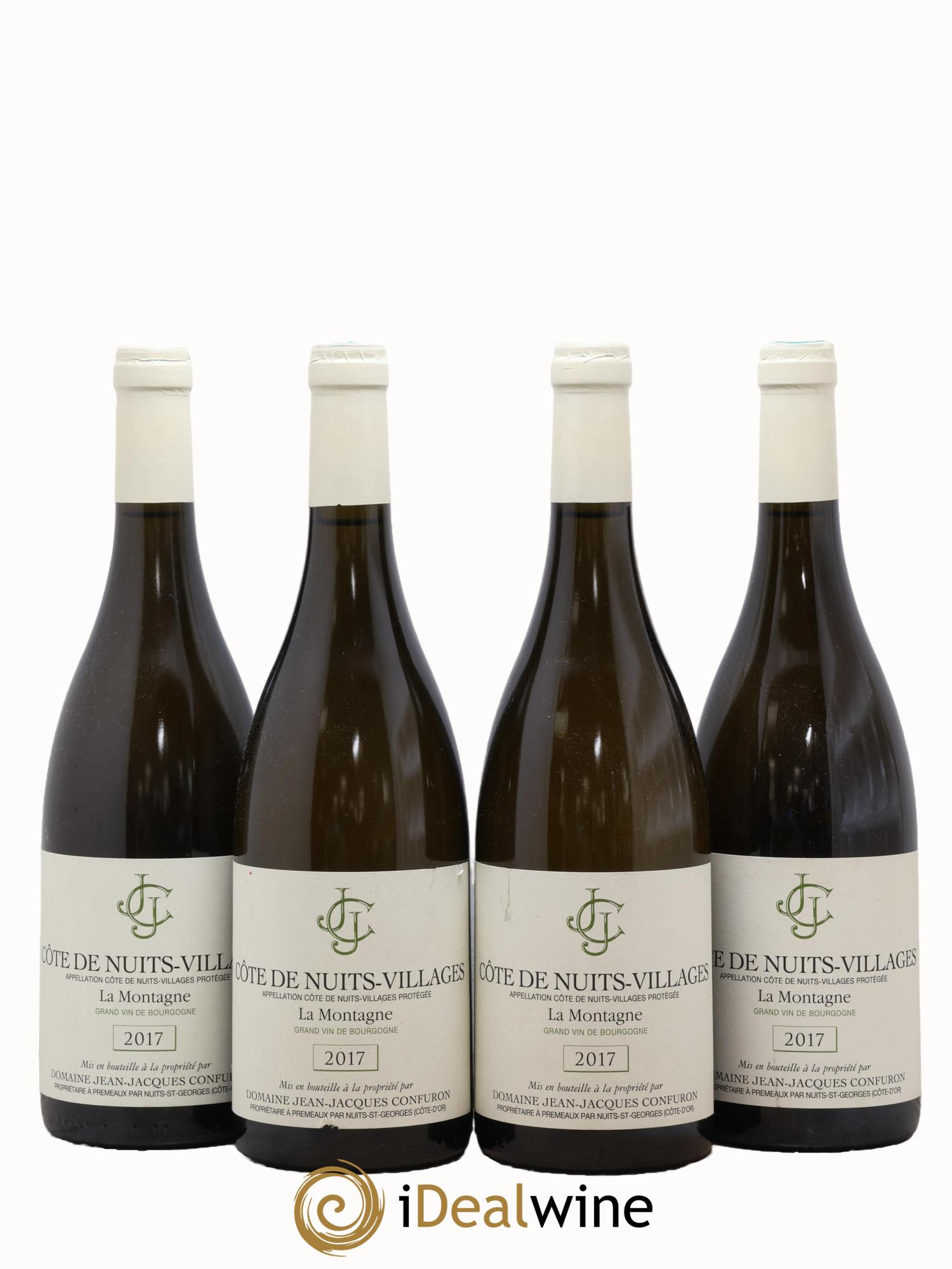 Côte de Nuits-Villages La Montagne Jean-Jacques Confuron 2017 - Posten von 4 Flaschen - 0