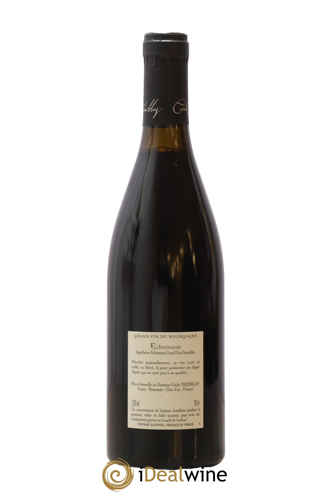 Echezeaux Grand Cru du dessus Cécile Tremblay 2020 - Lot de 1 bouteille - 1