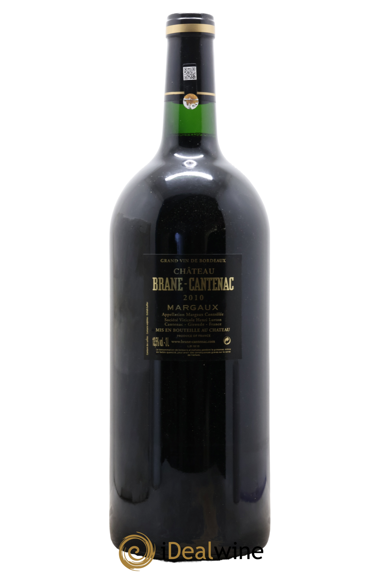 Château Brane Cantenac 2ème Grand Cru Classé 2010 - Posten von 1 Doppel-Magnum - 1