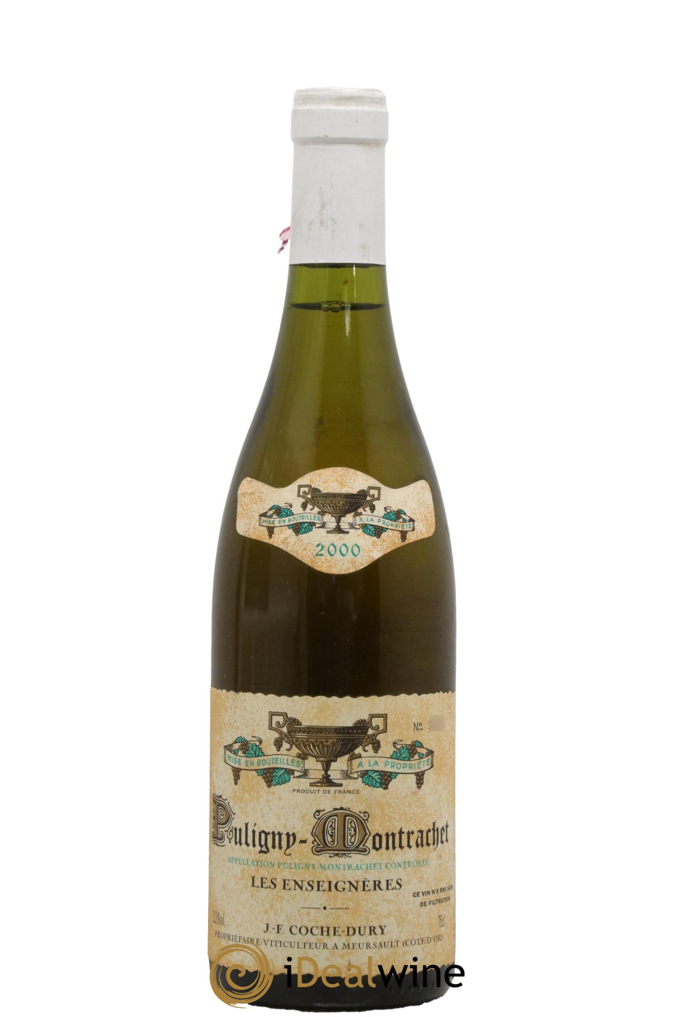 Puligny-Montrachet Les Enseignères Coche Dury (Domaine) 2000 - Lot de 1 bouteille - 0