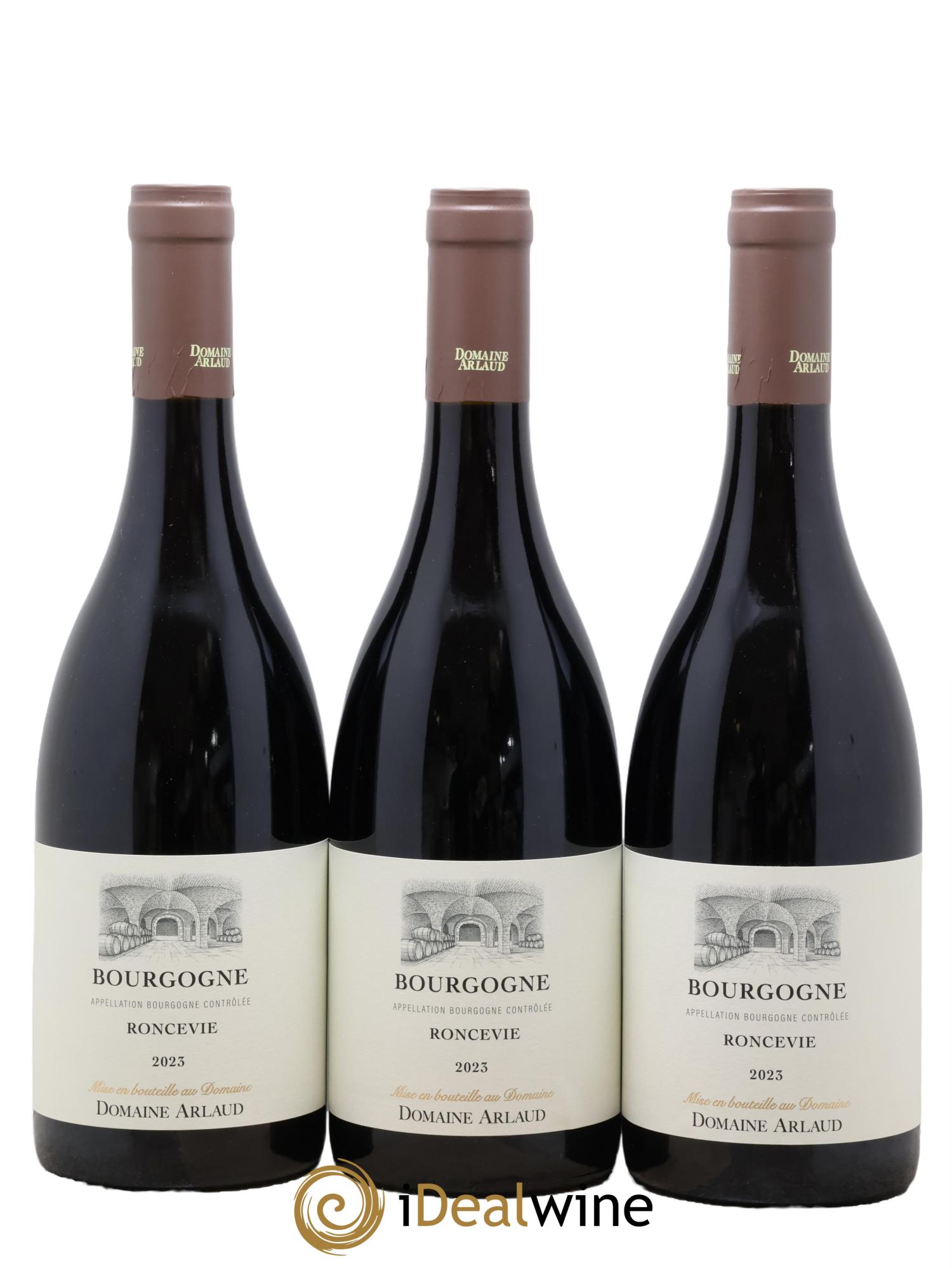 Bourgogne Roncevie Arlaud 2023 - Lot de 3 bouteilles - 0