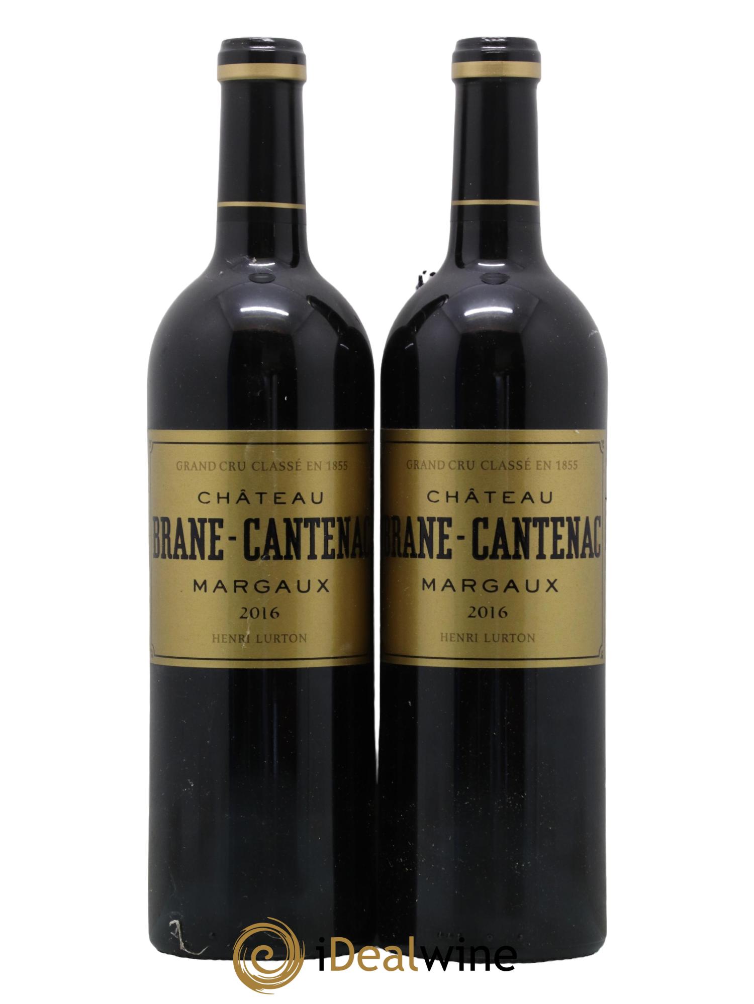 Château Brane Cantenac 2ème Grand Cru Classé 2016 - Lot de 2 bouteilles - 0