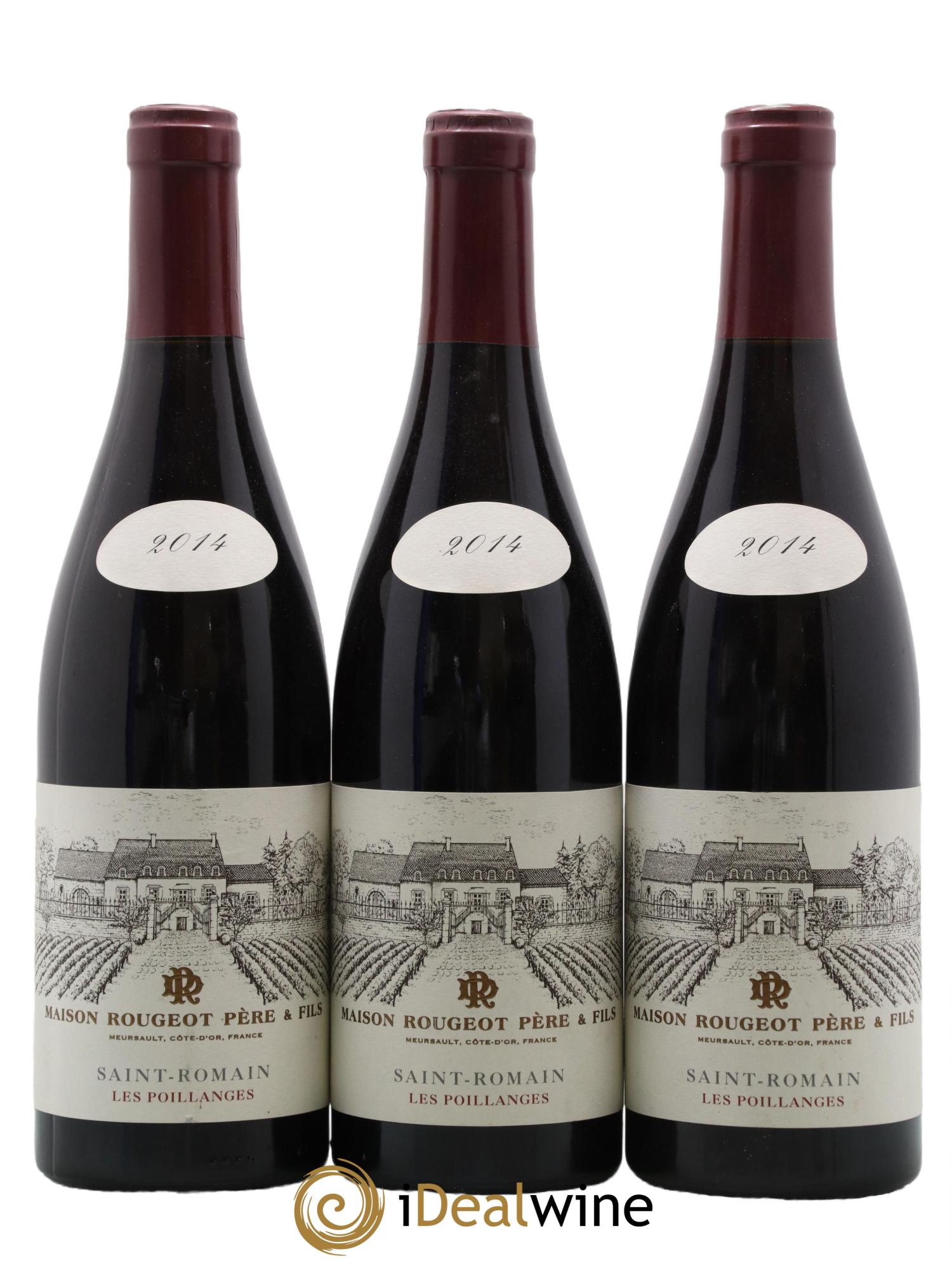 Saint-Romain Les Poillanges Domaine Rougeot Pere et Fils 2014 - Lot de 3 bouteilles - 0