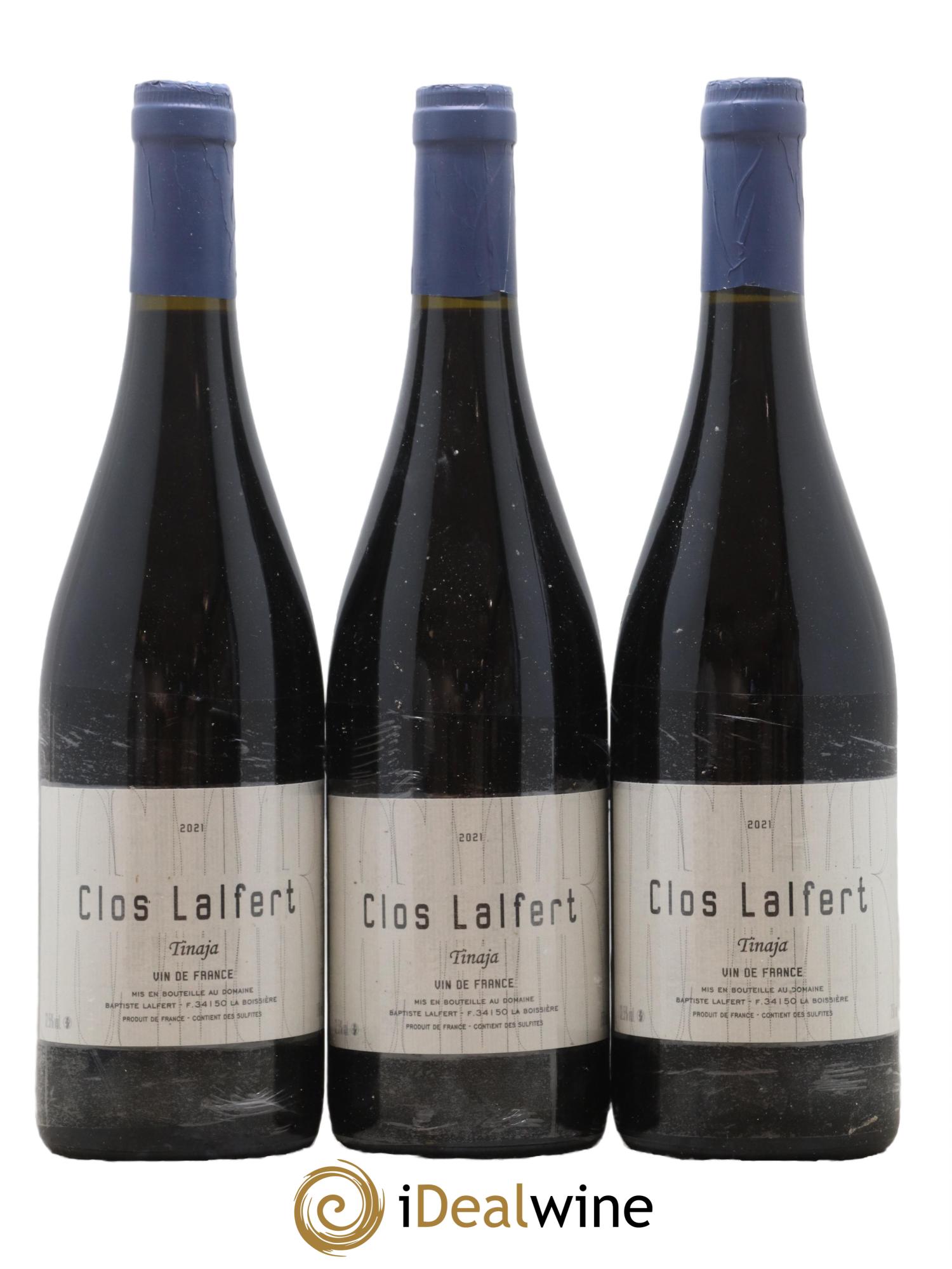 Vin de France Tinaja Clos Lalfert 2021 - Lot de 3 bouteilles - 0