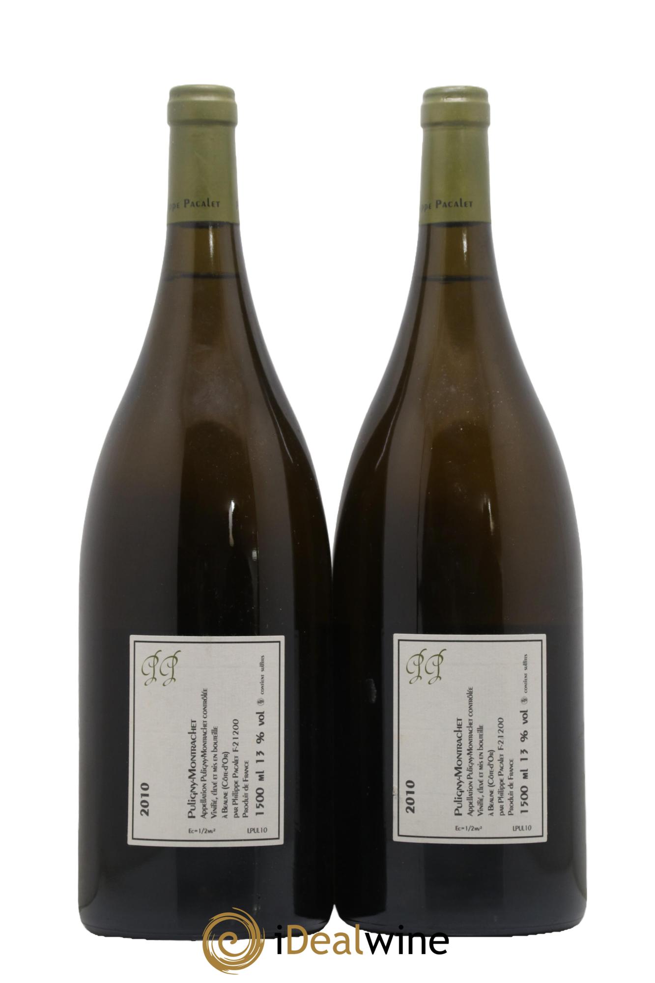 Puligny-Montrachet Philippe Pacalet 2010 - Posten von 2 Magnum - 1