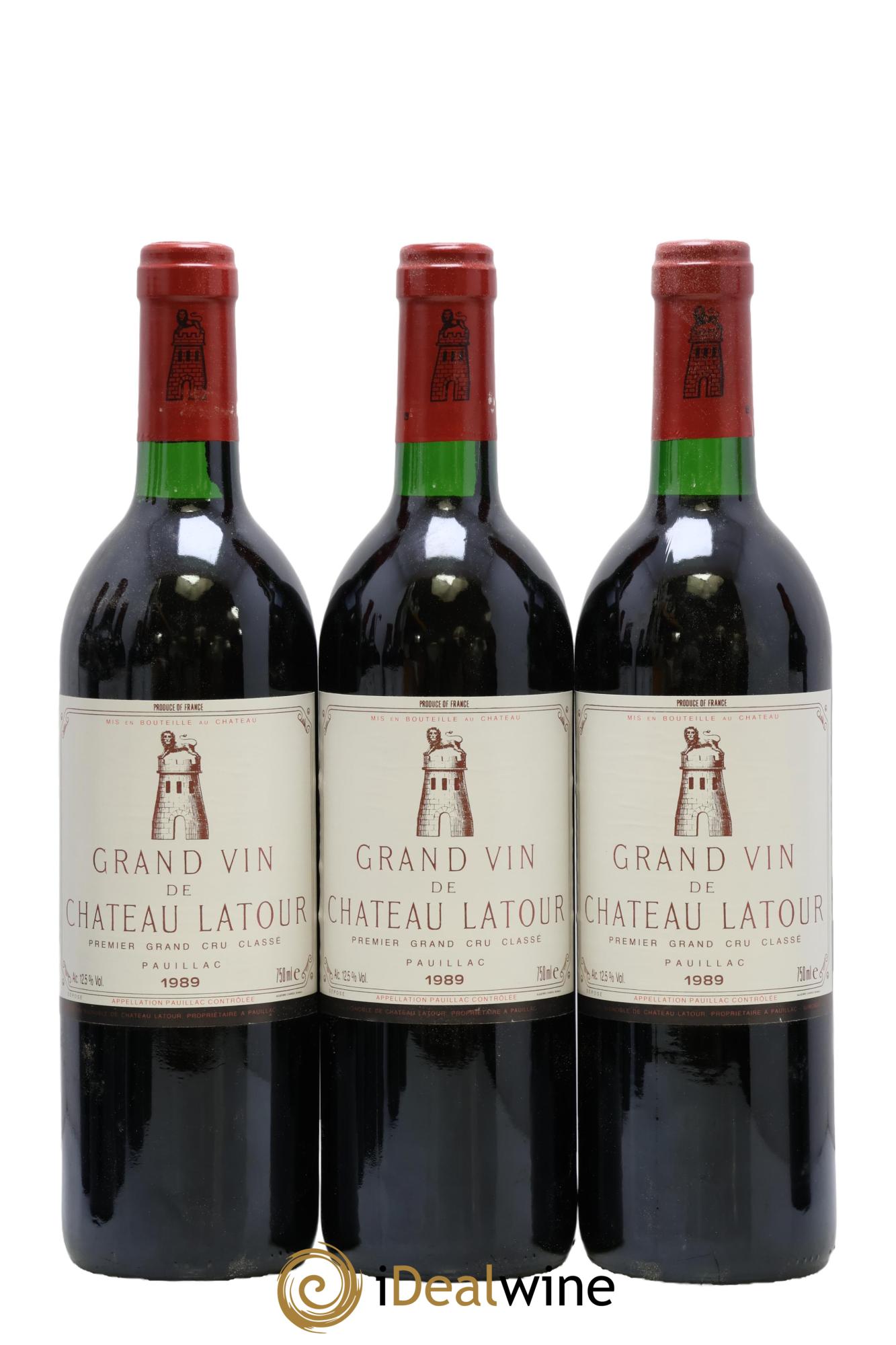 Château Latour 1er Grand Cru Classé 1989 - Lot de 12 bouteilles - 2