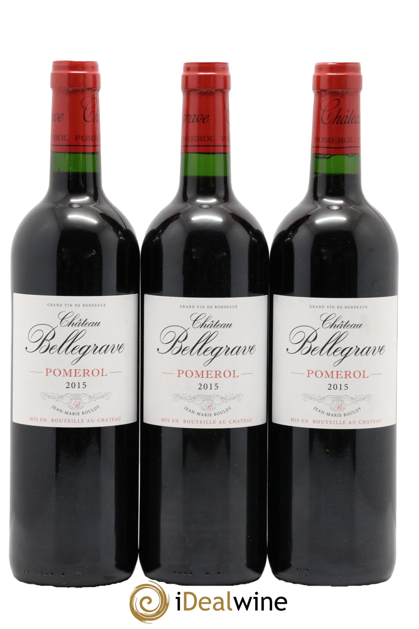 Château Bellegrave Cru Bourgeois 2015 - Lot of 3 bottles - 0