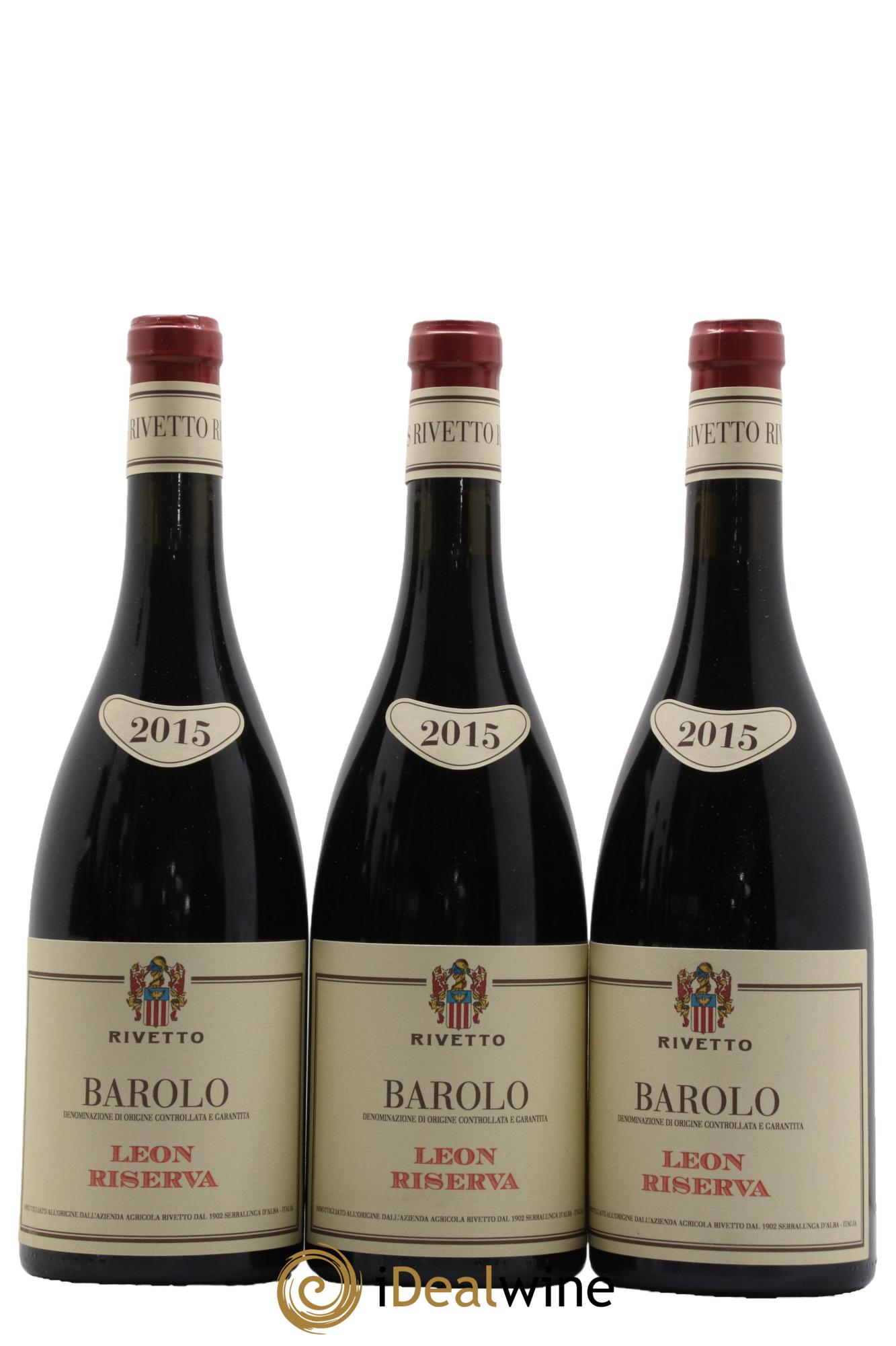 Barolo DOCG Léon Riserva Rivetto 2015 - Lotto di 6 bottiglie - 1