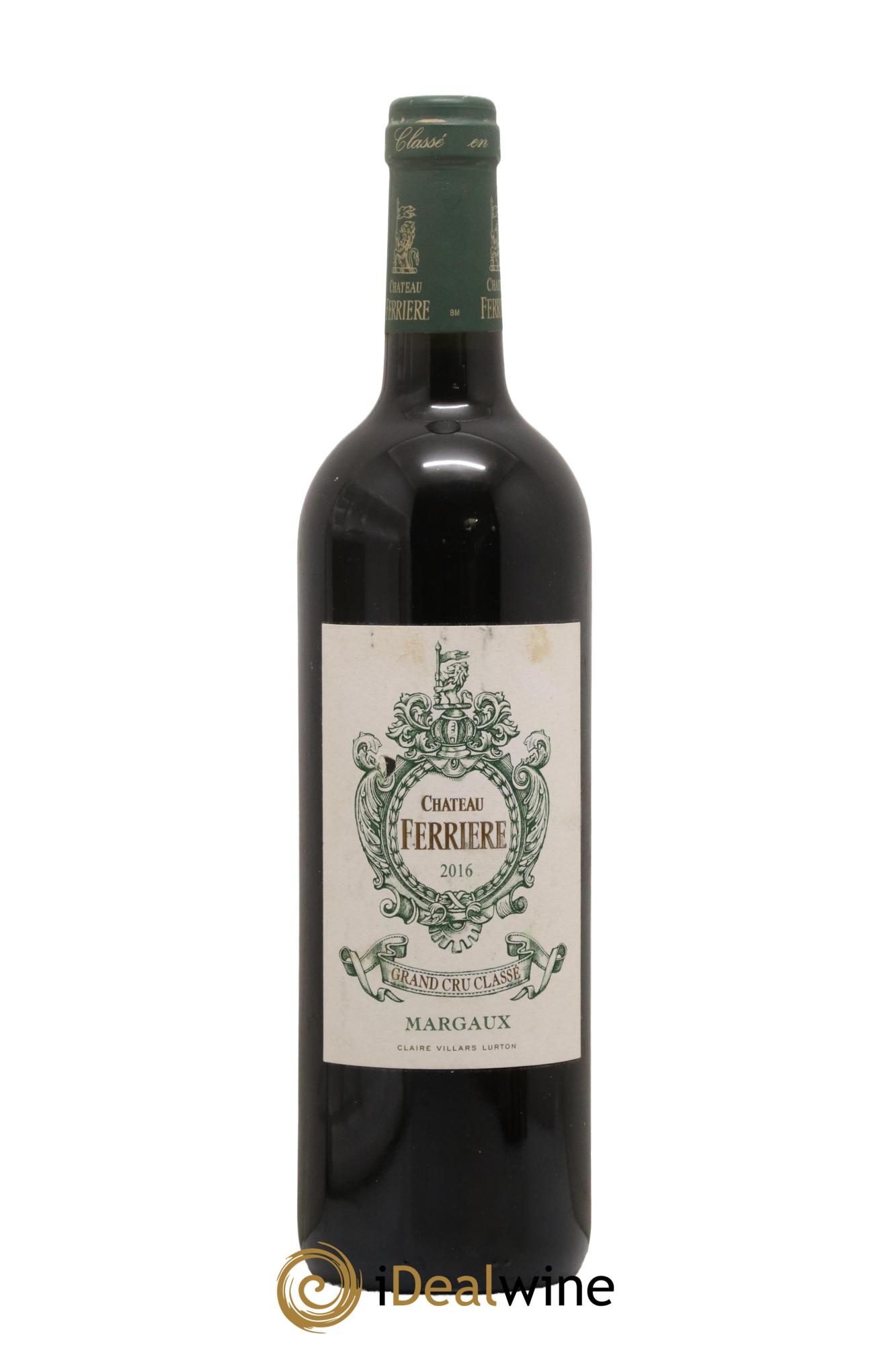 Château Ferrière 3ème Grand Cru Classé 2016 - Lot de 1 bouteille - 0