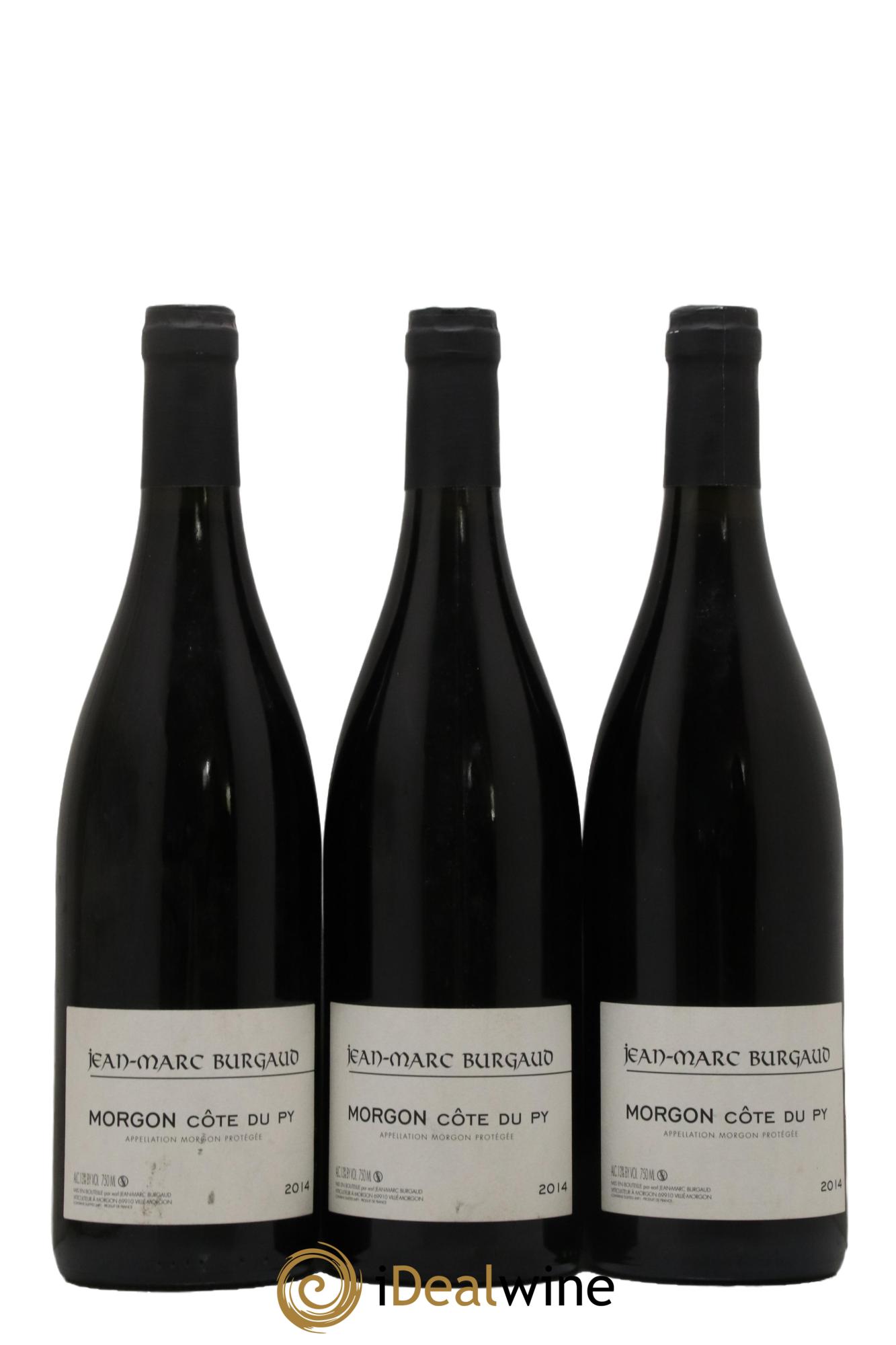 Morgon Côte du Py Jean-Marc Burgaud (Domaine) 2014 - Lot de 3 bouteilles - 0
