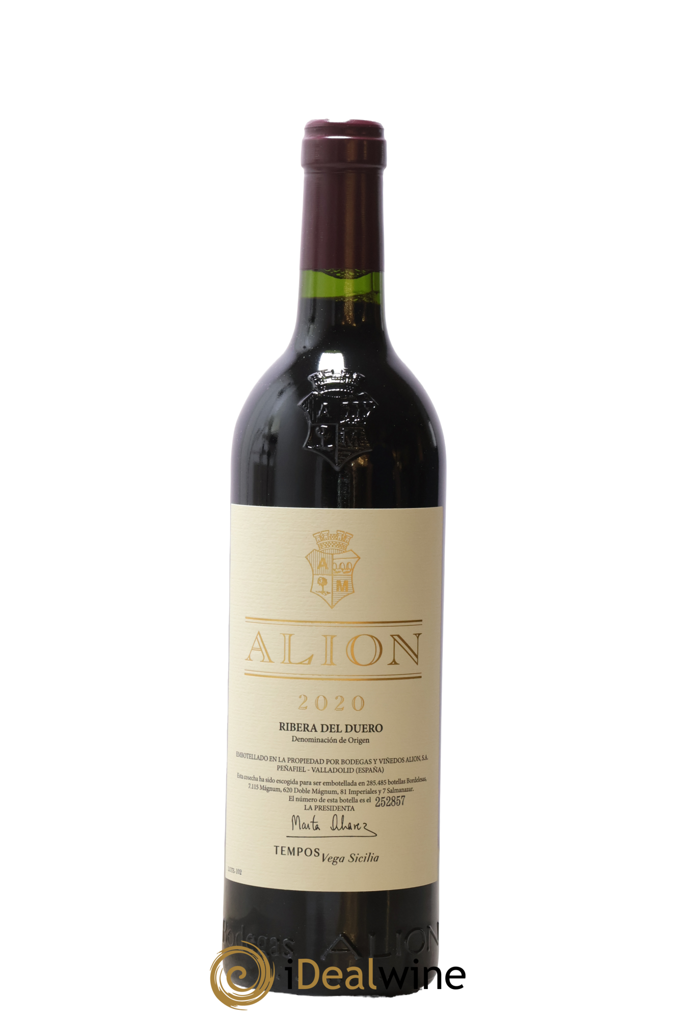Ribera Del Duero DO Vega Sicilia Alion Famille Alvarez 2020 - Lot de 1 bouteille - 0
