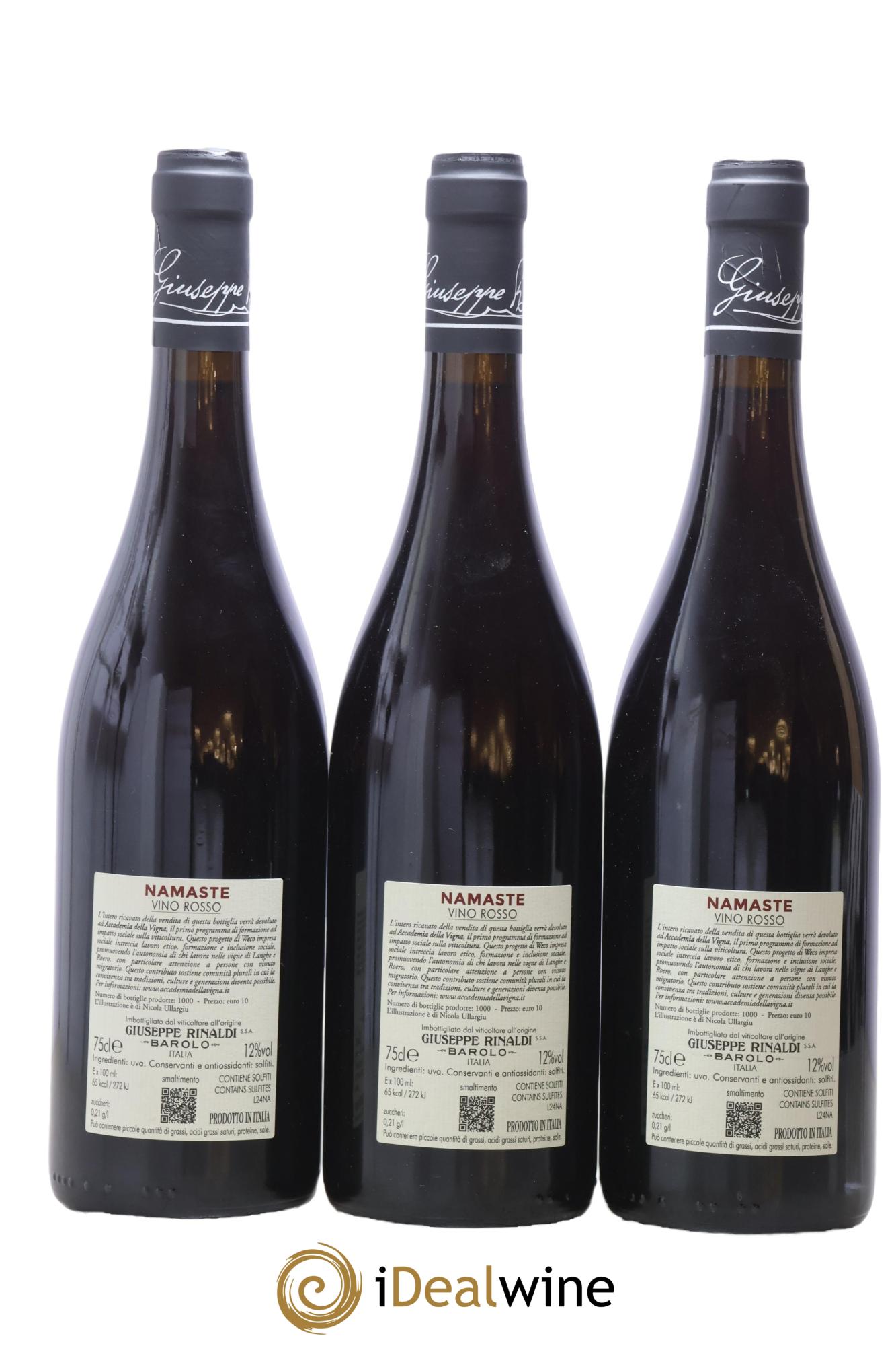 Italie Namaste -  Giuseppe Rinaldi 2024 - Posten von 3 Flaschen - 1