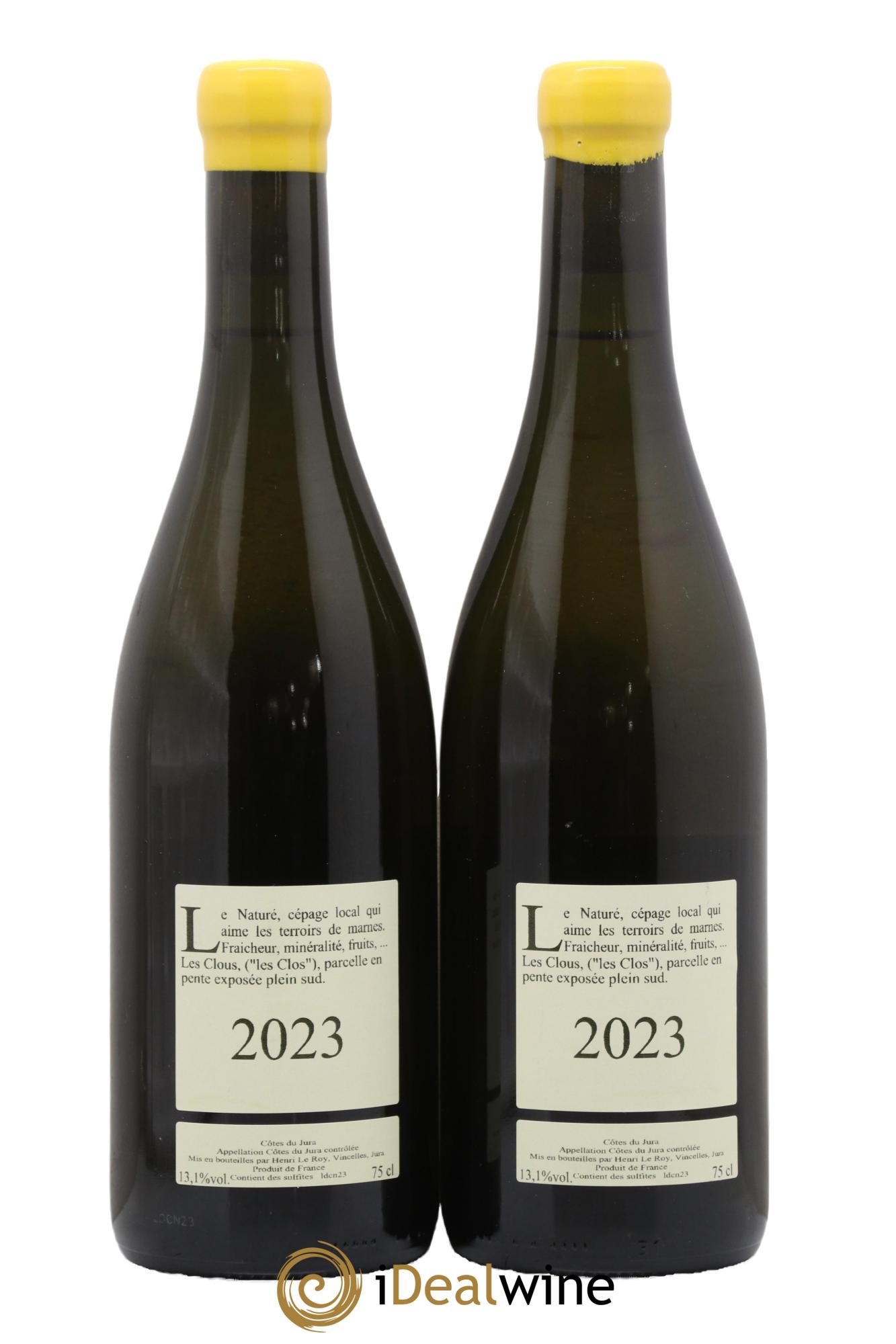 Côtes du Jura Naturé Les Clous Domaine De L'Aigle à Deux Têtes 2023 - Posten von 2 Flaschen - 1