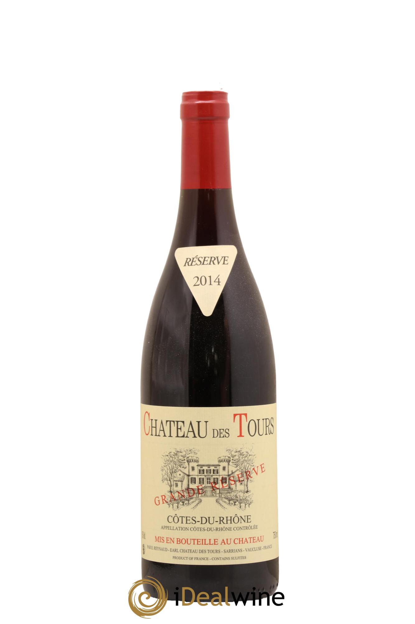 Côtes-du-Rhône Château des Tours Grande Réserve Emmanuel Reynaud 2014 - Lot de 1 bouteille - 0