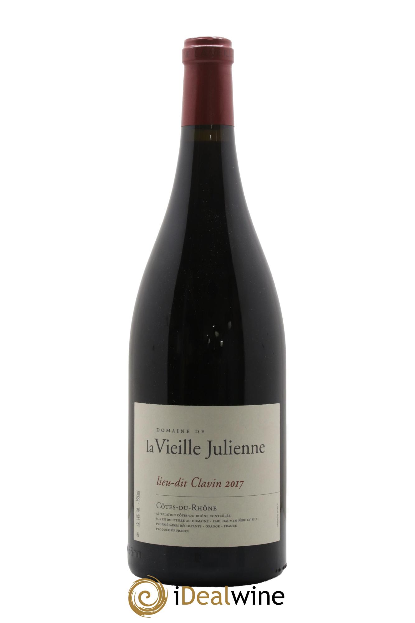 Côtes-du-Rhône Vieille Julienne (Domaine de la) Lieu-dit Clavin Jean-Paul Daumen 2017 - Lot of 1 magnum - 0