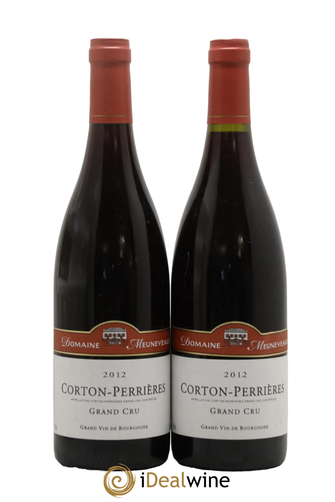 Corton Grand Cru Perrières Domaine Meuneveaux 2012 - Lot de 2 bouteilles - 0