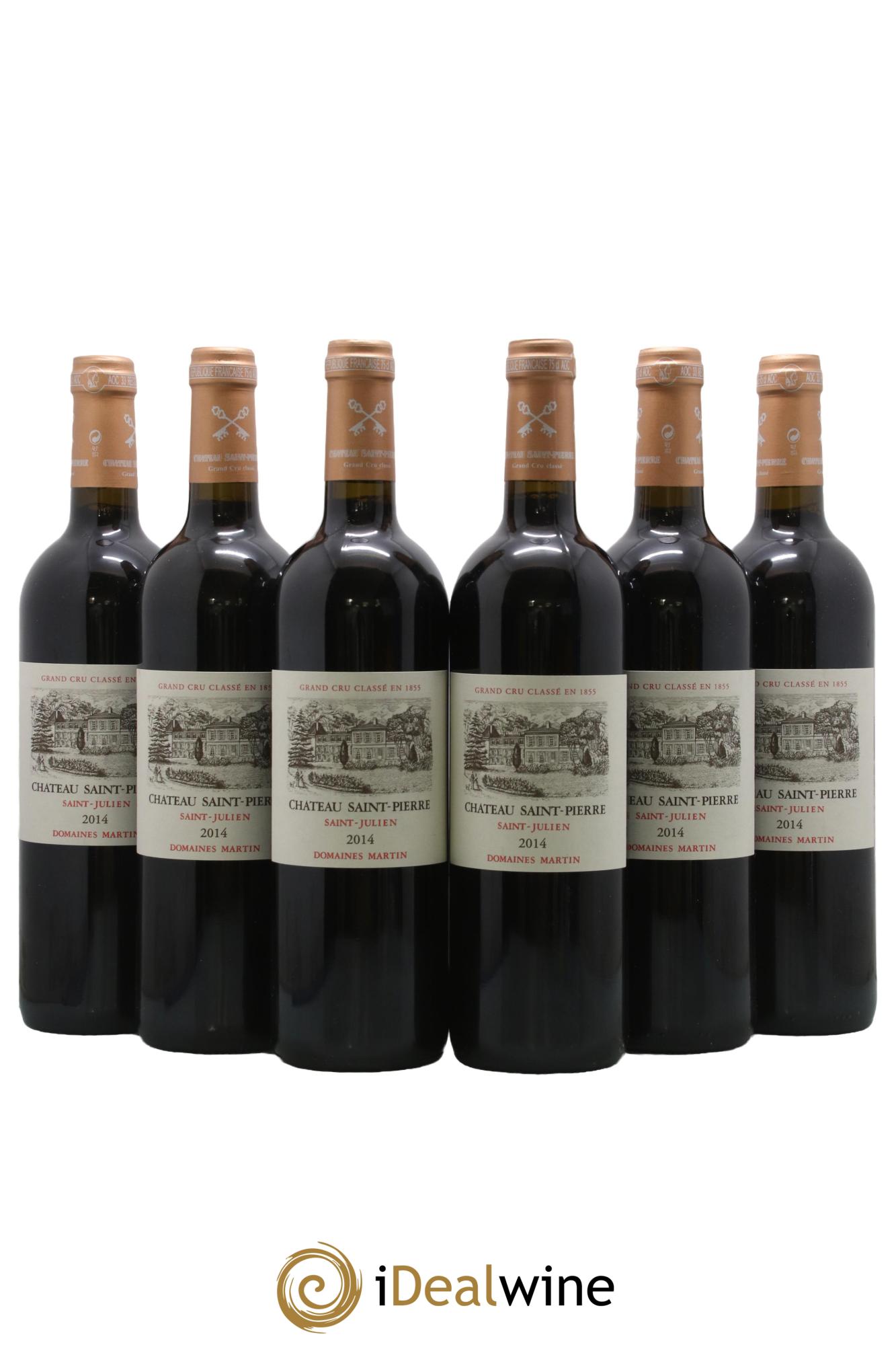 Château Saint-Pierre 4ème Grand Cru Classé 2014 - Lot de 6 bouteilles - 0