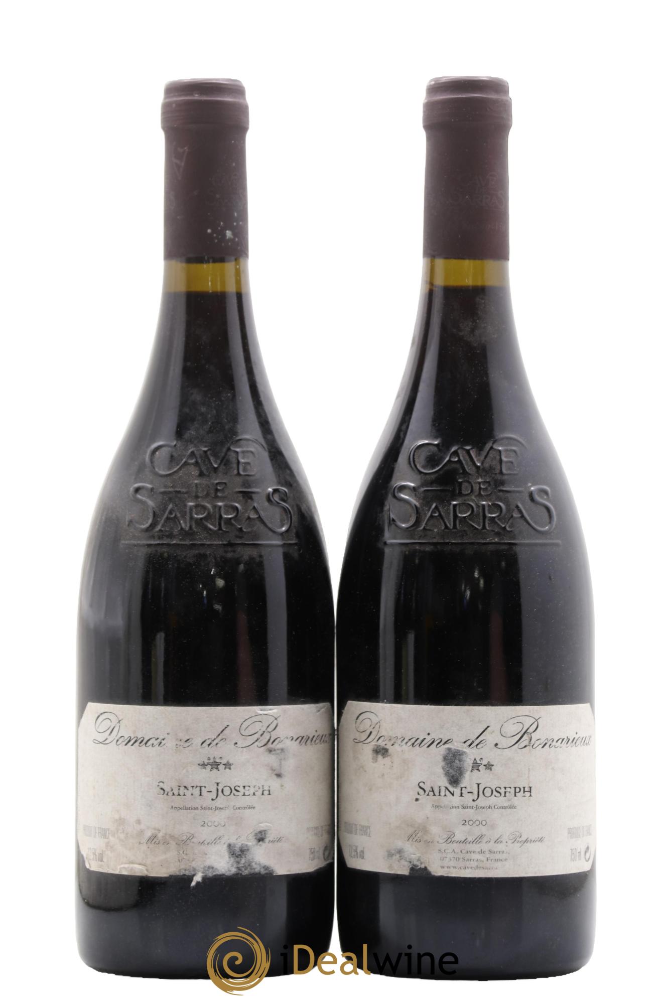 Saint-Joseph Domaine de Bonarieux 2000 - Lot de 2 bouteilles - 0