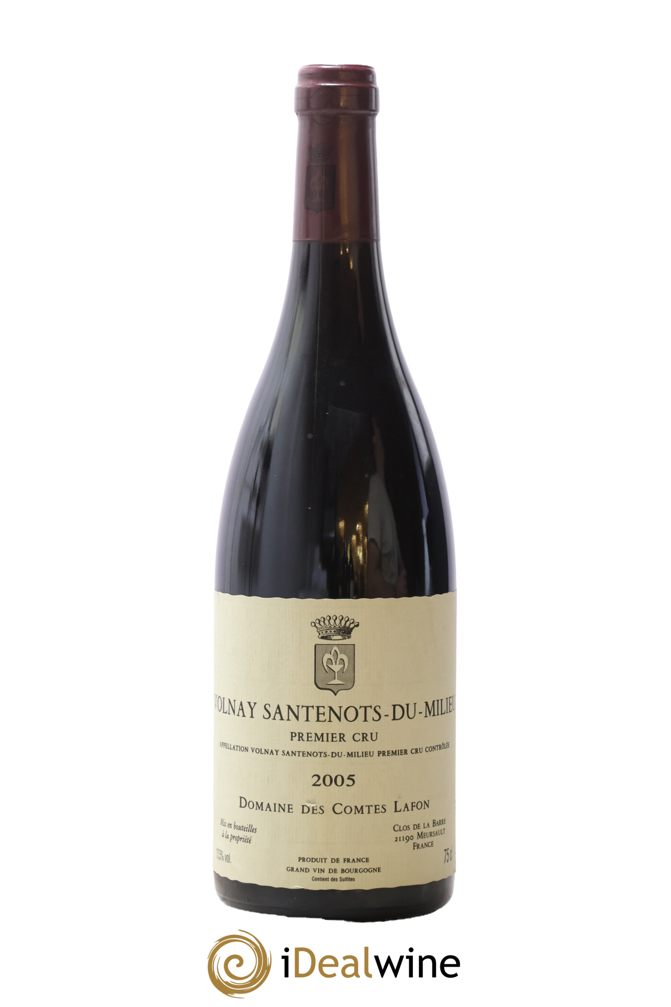 Volnay 1er Cru Santenots du Milieu Comtes Lafon (Domaine des) 2005 - Lot de 1 bouteille - 0