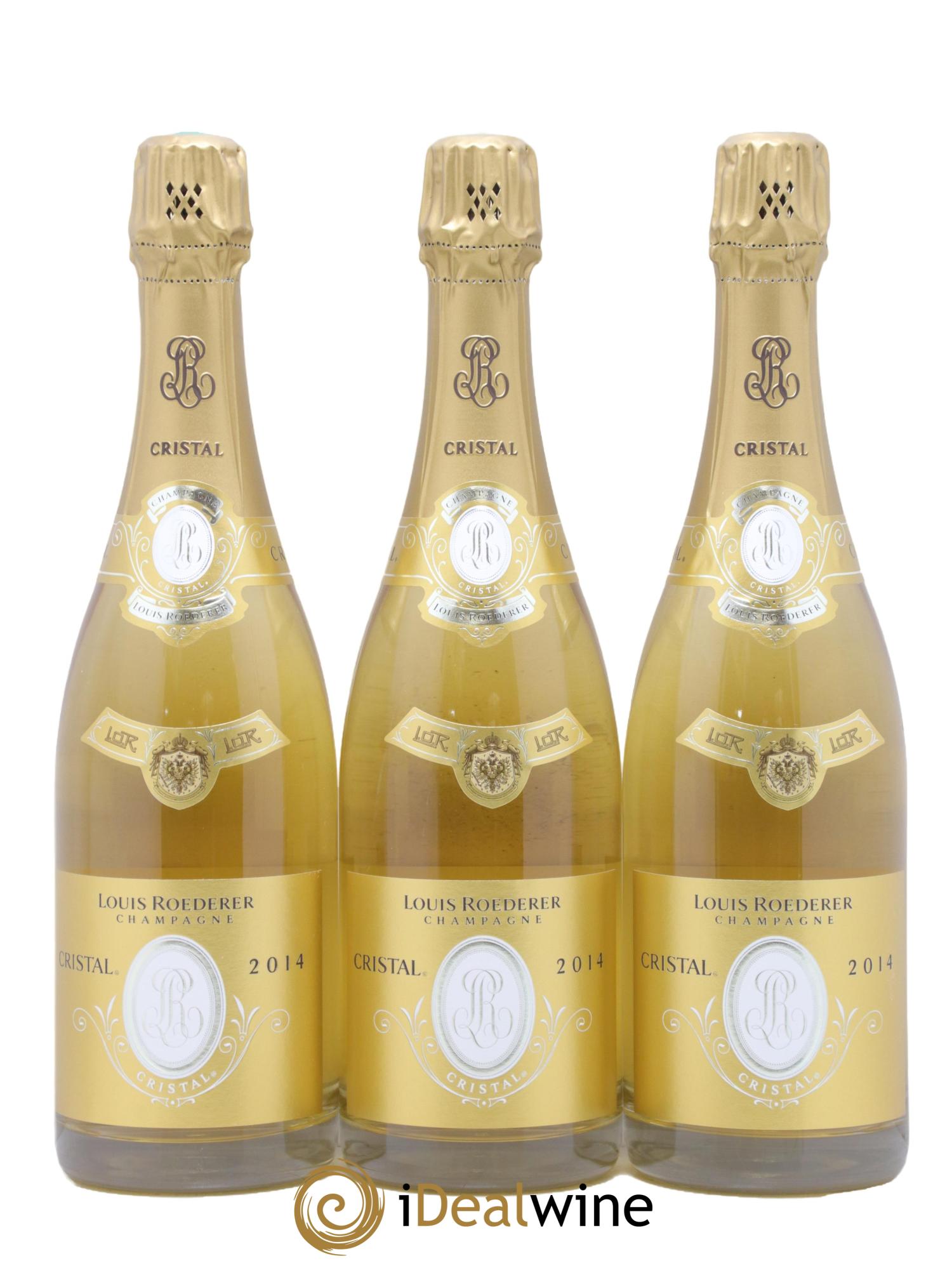 Cristal Louis Roederer 2014 - Posten von 3 Flaschen - 0