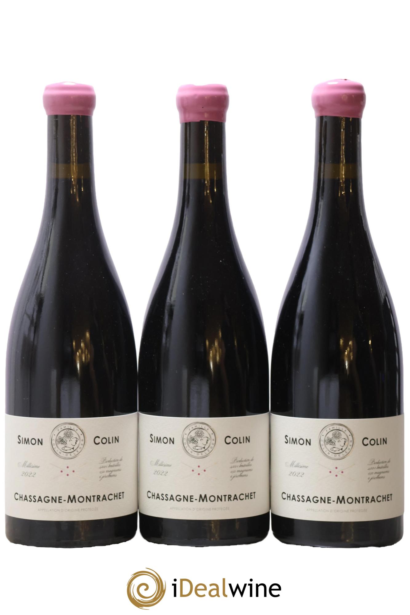 Chassagne-Montrachet Simon Colin 2022 - Posten von 3 Flaschen - 0