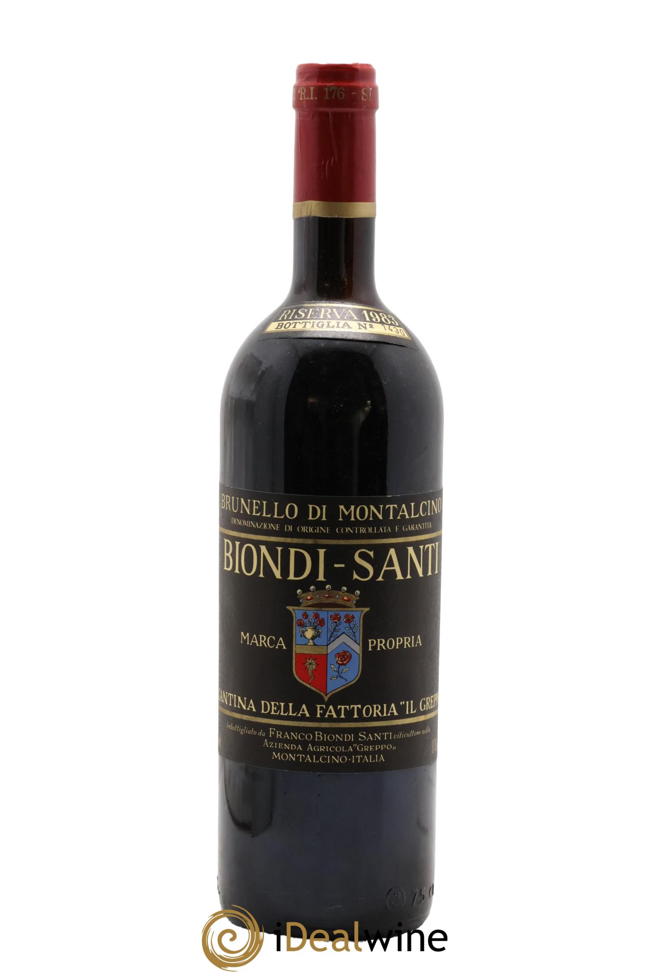 Brunello di Montalcino DOCG Riserva Biondi-Santi Tenuta Greppo 1983 - Lot of 1 bottle - 0