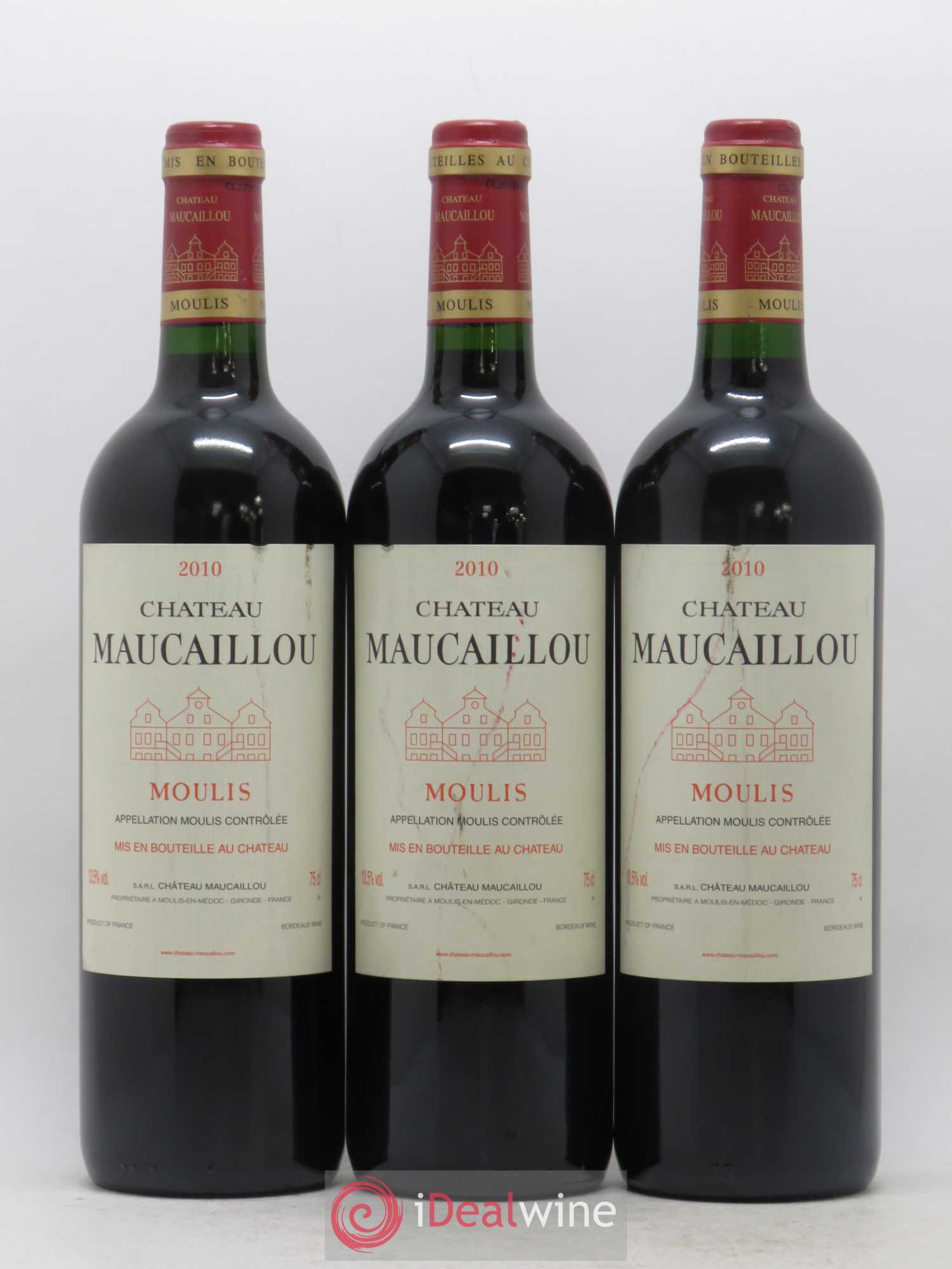 Château Maucaillou 2010 - Lot of 12 bottles - 3