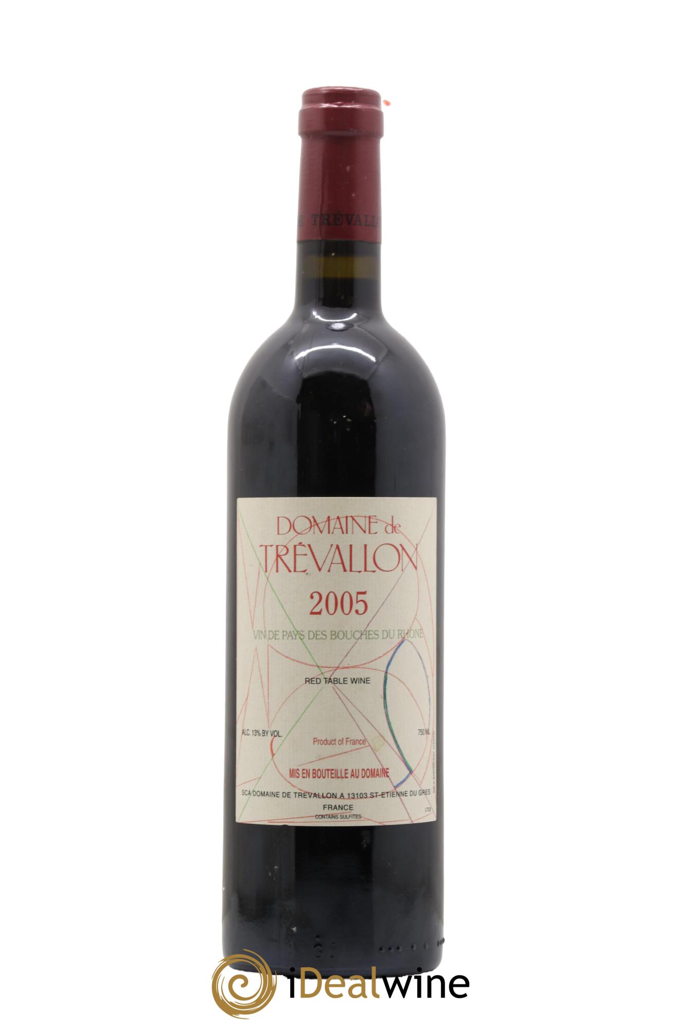 VDP Bouches du Rhône Trévallon (Domaine de) Eloi Dürrbach 2005 - Posten von 1 Flasche - 0