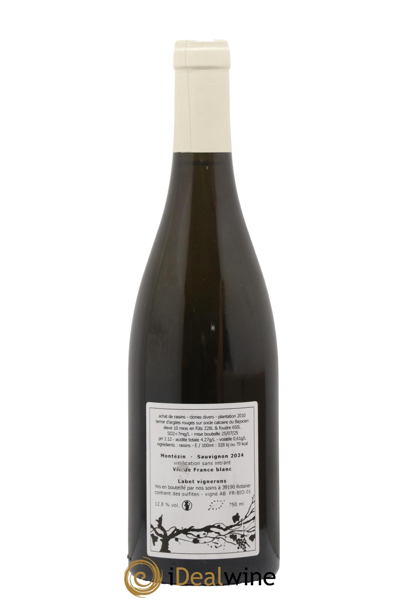 Vin de France Domaine Labet Montézin Sauvignon 2024 - Lot of 1 bottle - 1